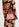 Robe midi noire à imprimé floral Faume - seconde main