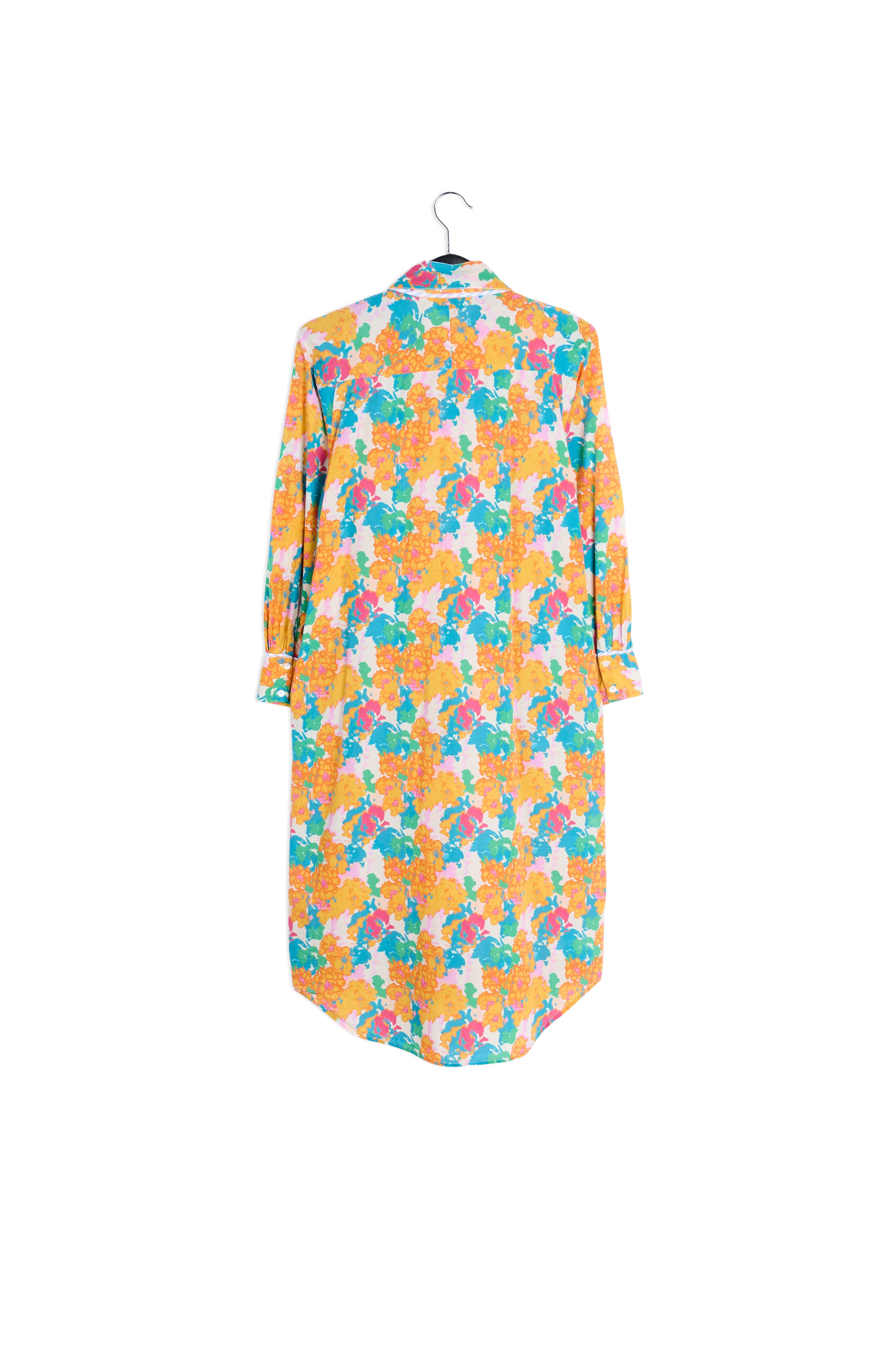 Multicoloured floral-print shirt dress RE—SSENTIEL | Essentiel second hand