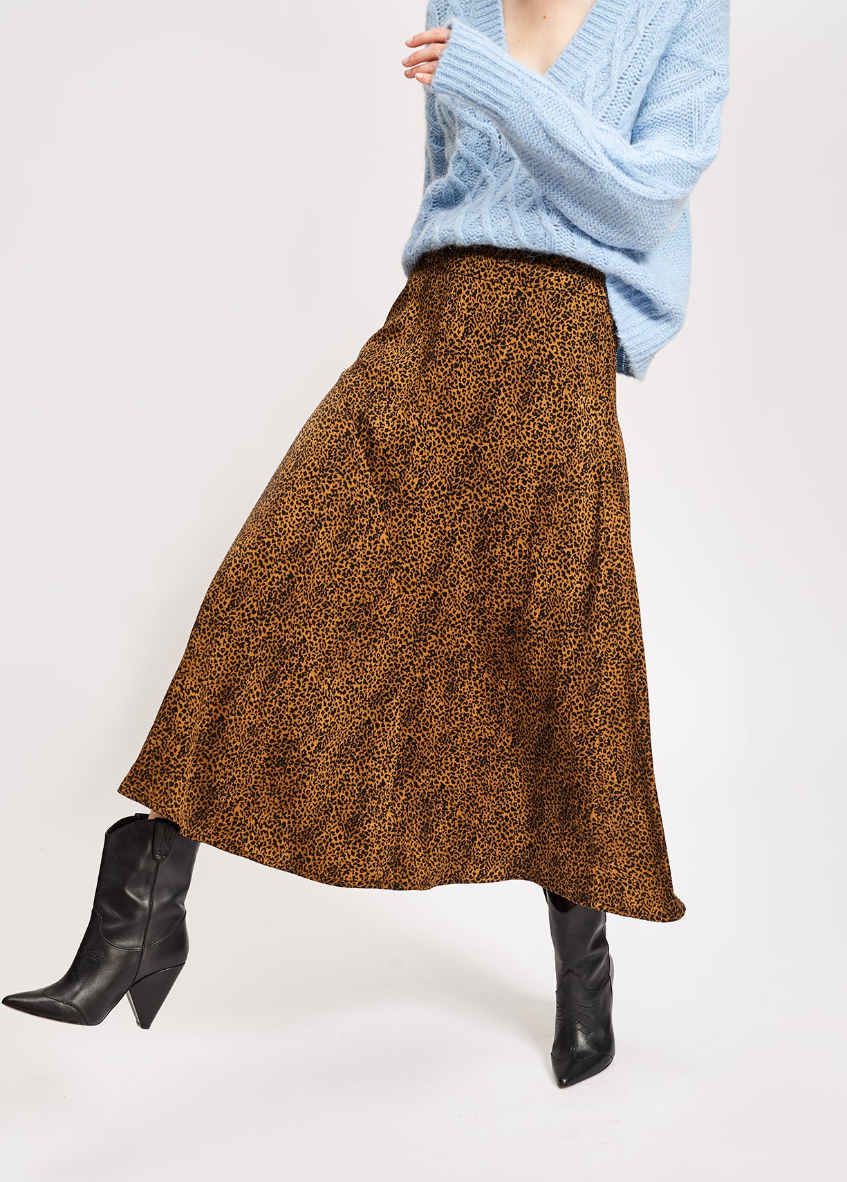 Wide midi skirt RE—SSENTIEL | Essentiel second hand