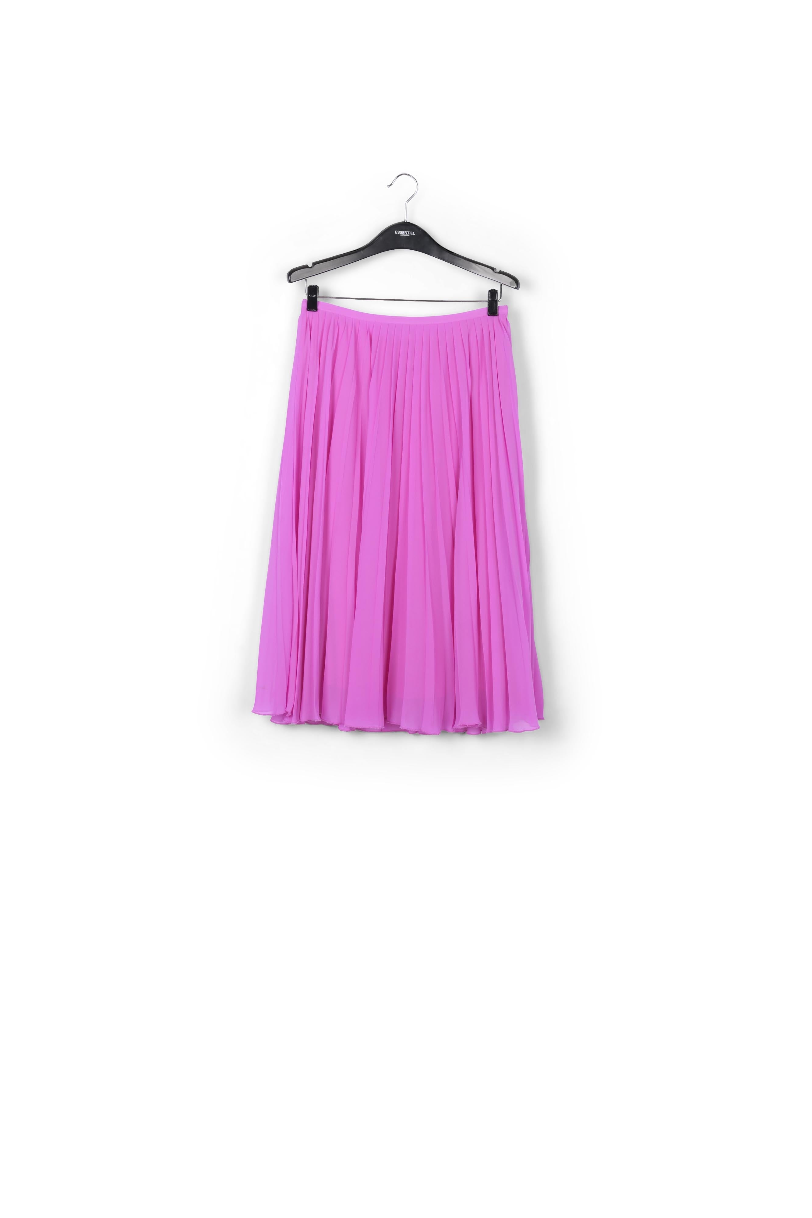 Lilac plissé midi skirt RE—SSENTIEL | Essentiel second hand