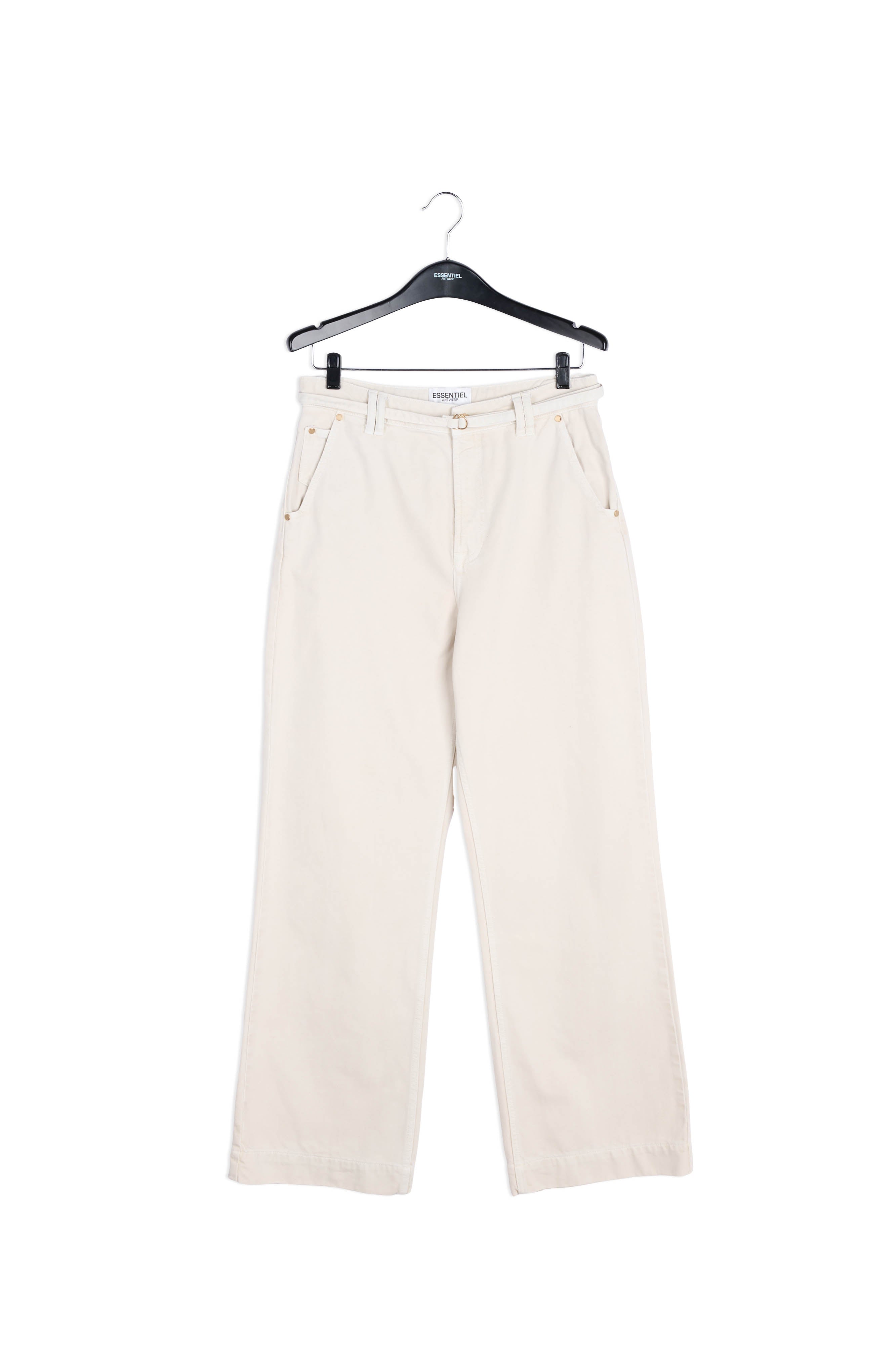 Jean blanc cassé aux jambes larges RE—SSENTIEL | Essentiel second hand