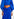 Blauwe top met pofmouwen Faume - seconde main