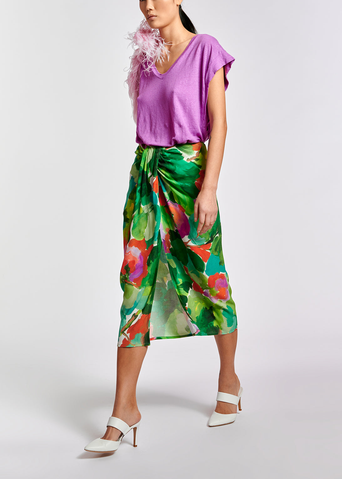 Midi skirt RE—SSENTIEL | Essentiel second hand