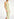 Ecru, pink and lime green floral print maxi-length slip dress Faume - seconde main