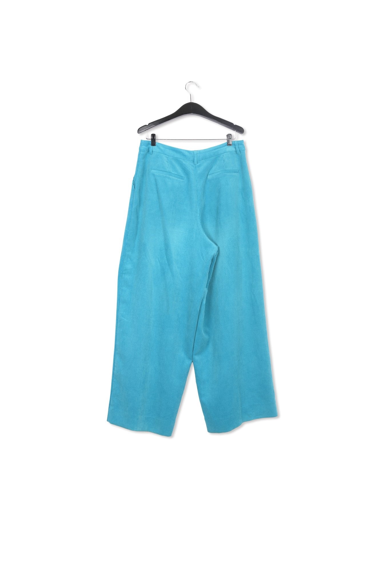 Blue wide-leg corduroy pants RE—SSENTIEL | Essentiel second hand