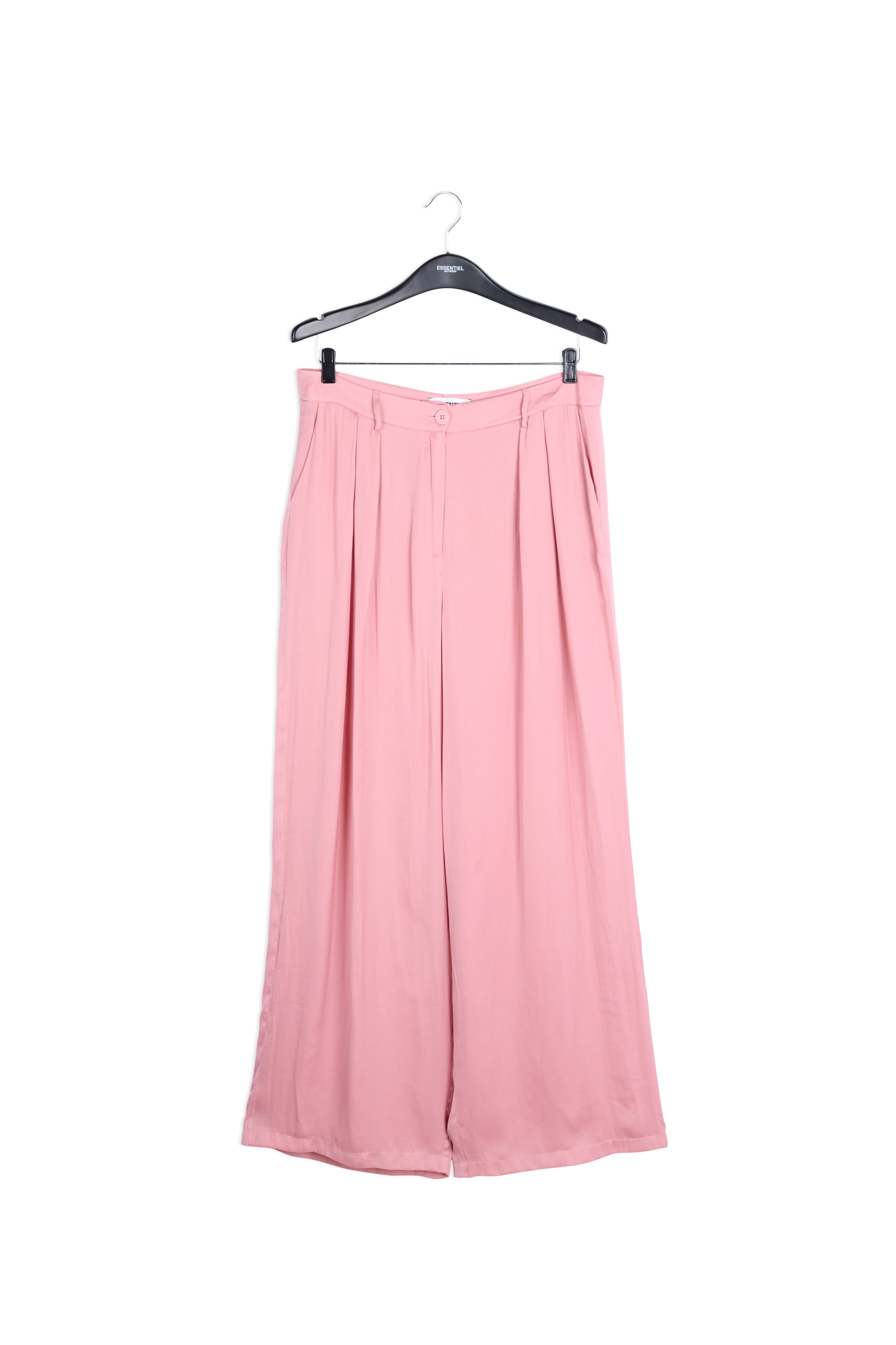 Pantalon rose clair aux jambes larges RE—SSENTIEL | Essentiel second hand