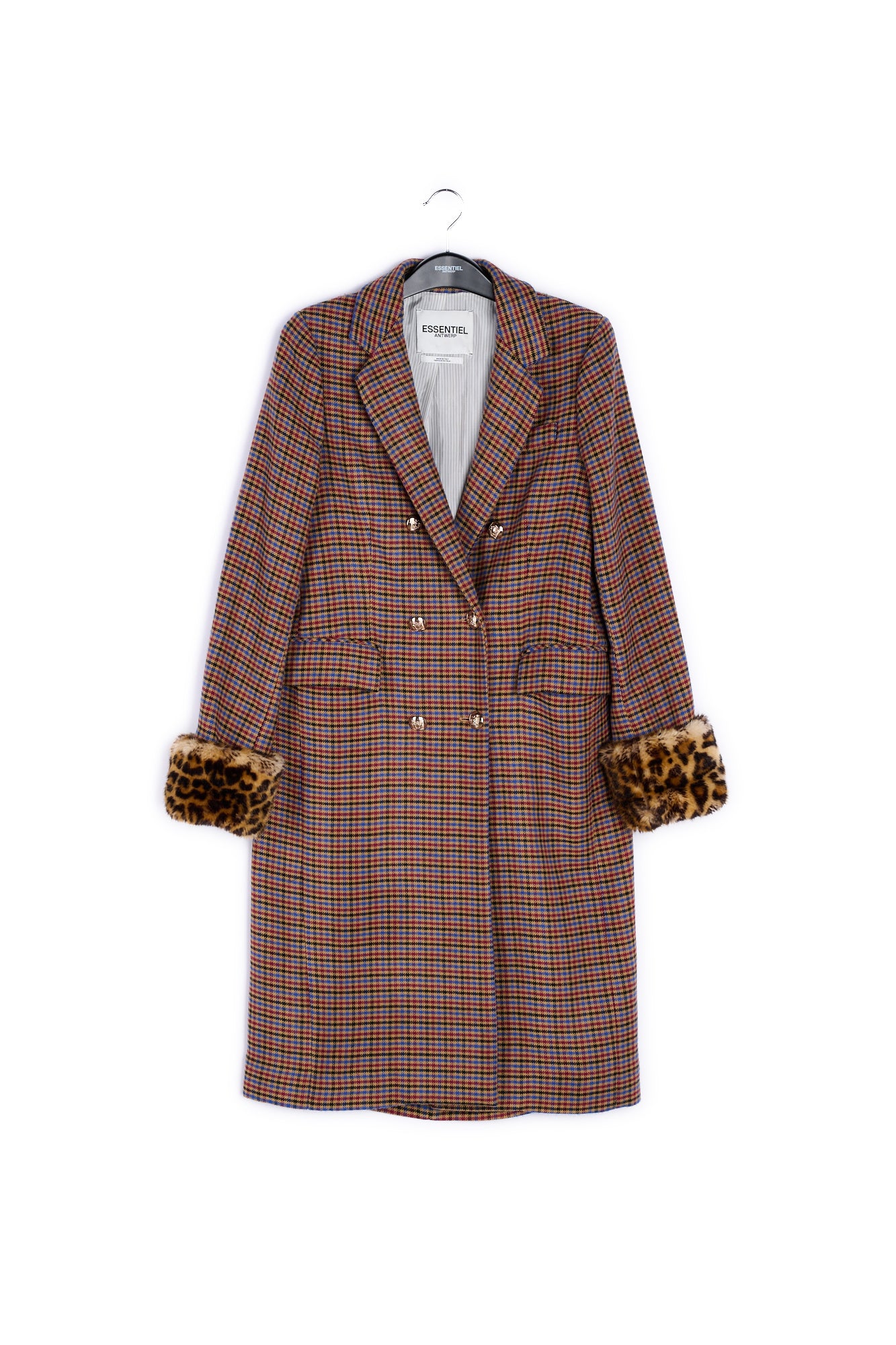 Double breasted coat RE—SSENTIEL | Essentiel second hand