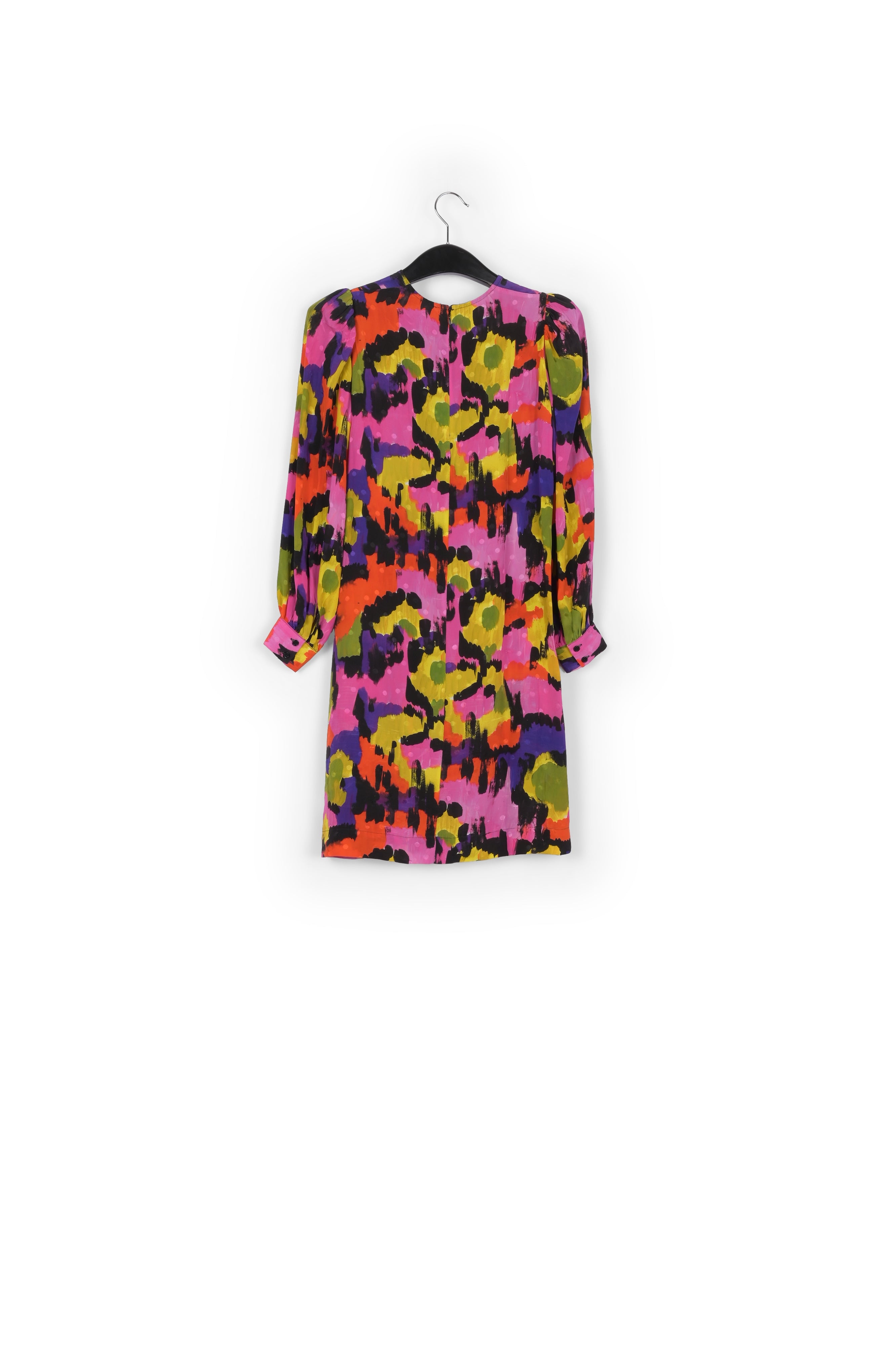Colorful silk jacquard mini dress RE—SSENTIEL | Essentiel second hand
