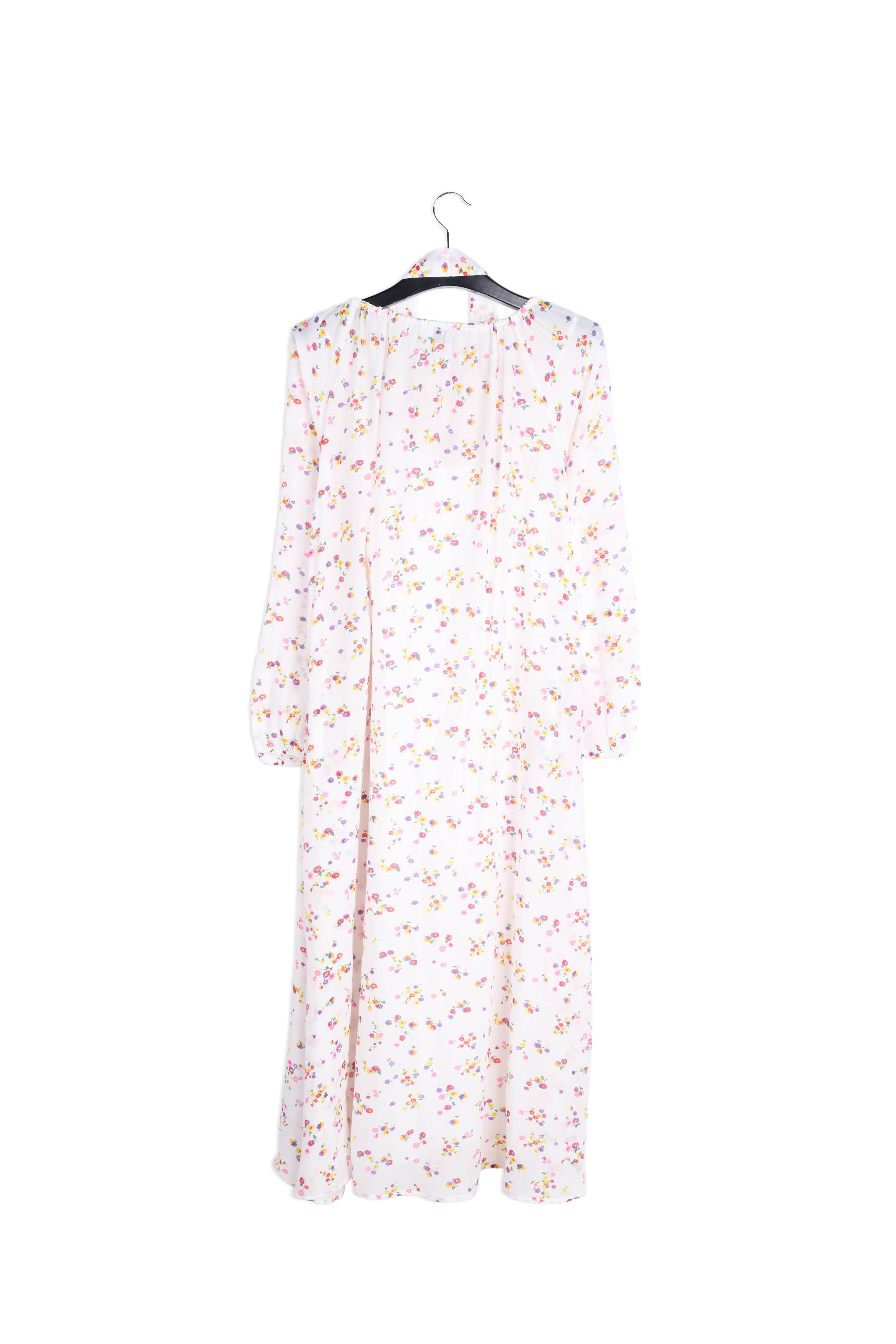 White floral maxi dress RE—SSENTIEL | Essentiel second hand