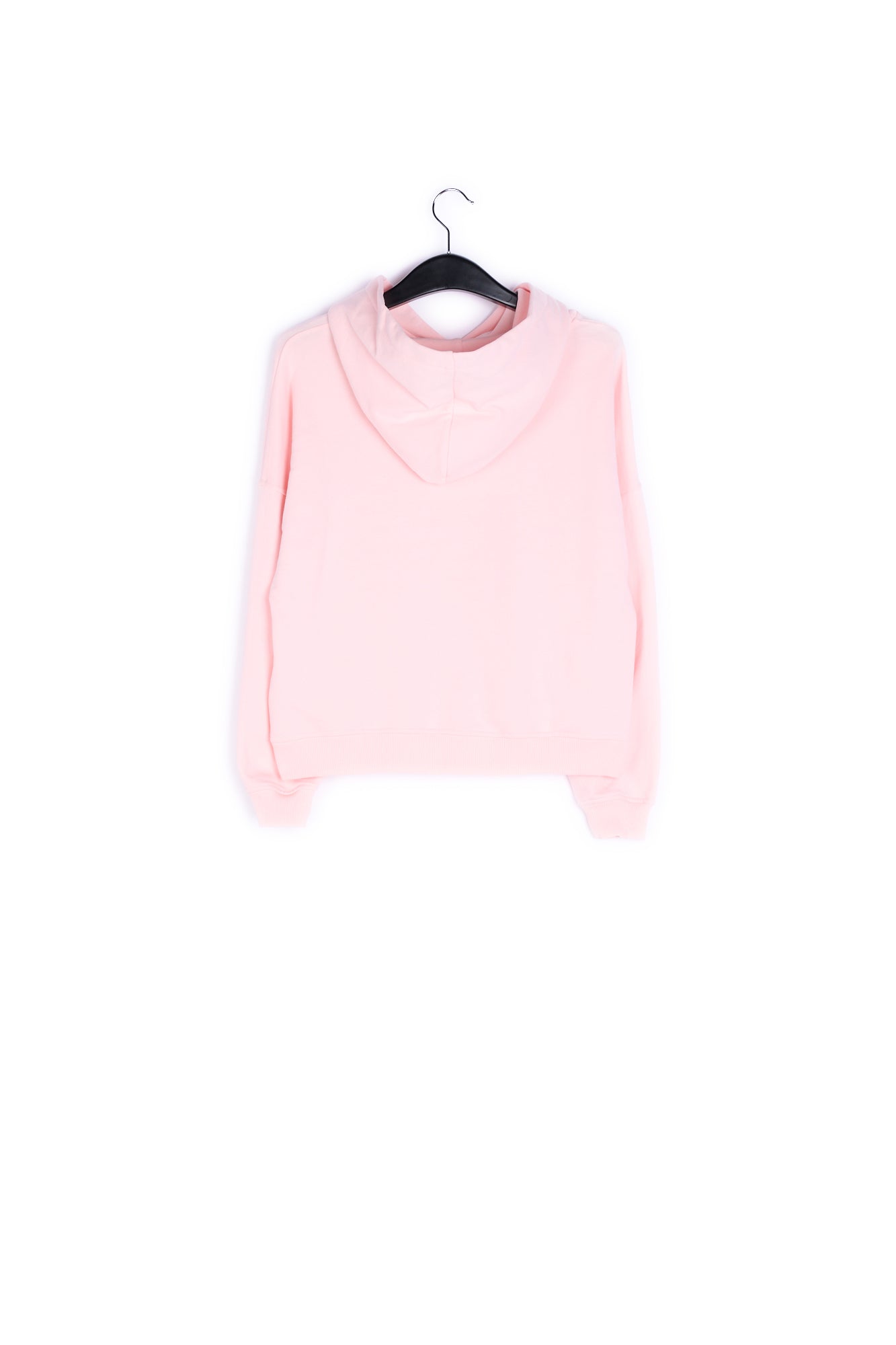 Light pink organic cotton-jersey hoodie RE—SSENTIEL | Essentiel second hand