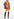 Brown check oversized-fit blazer Faume - seconde main