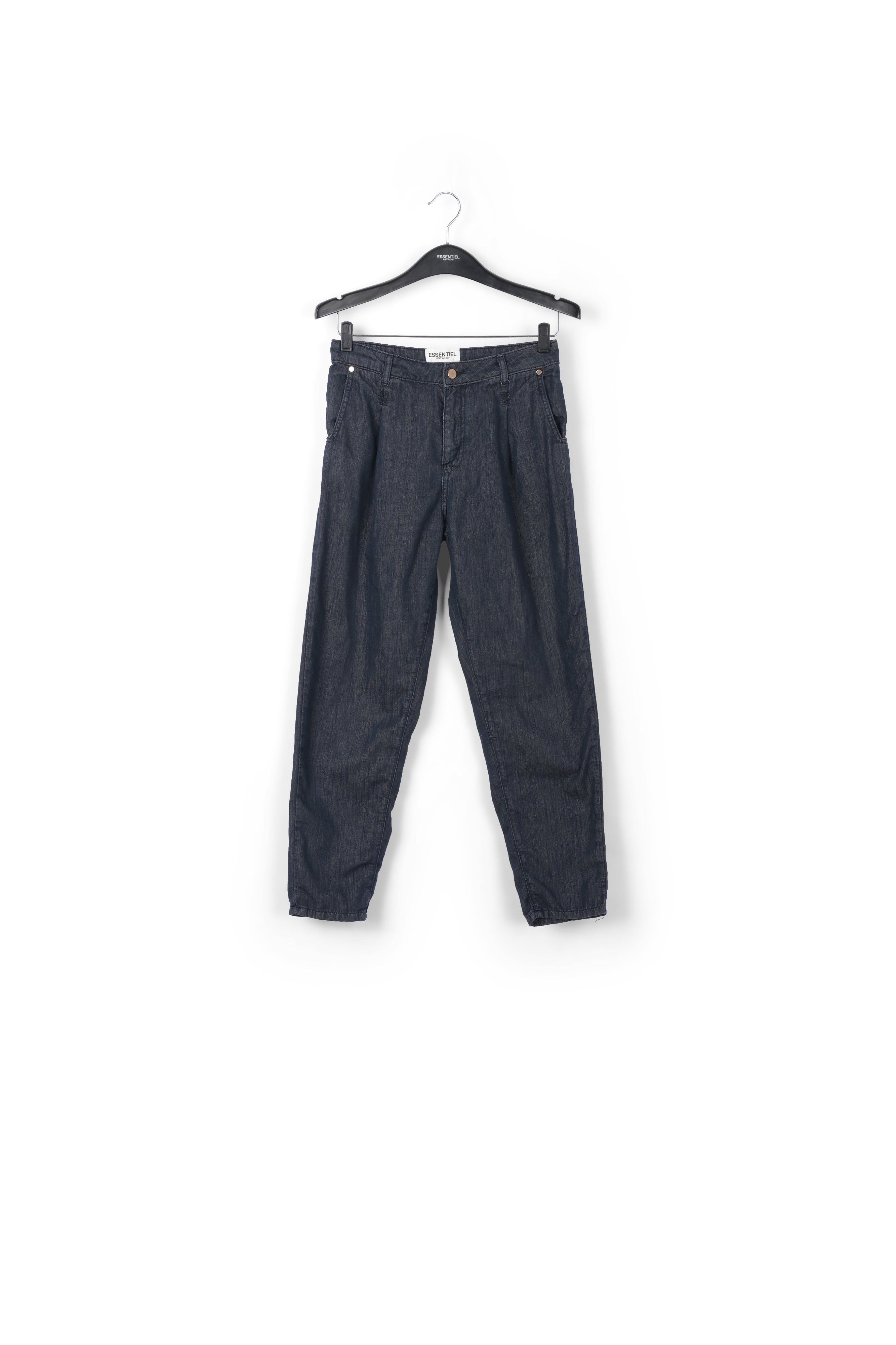 Dark blue loose-fit denim pants RE—SSENTIEL | Essentiel second hand