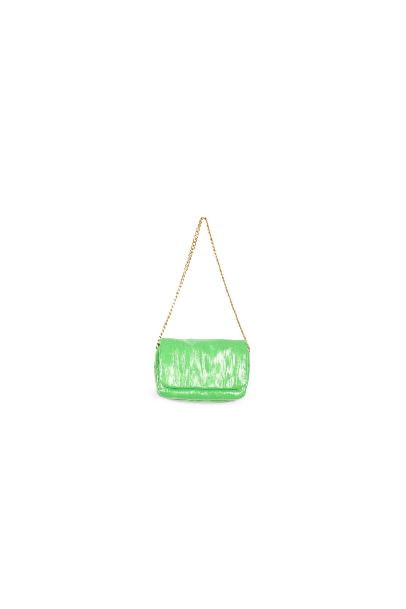 Glossy green shoulder bag RE—SSENTIEL | Essentiel second hand
