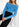 Blue off-the-shoulder knit sweater Faume - seconde main