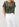 Zwarte top met bloemenprint en ruches Faume - seconde main