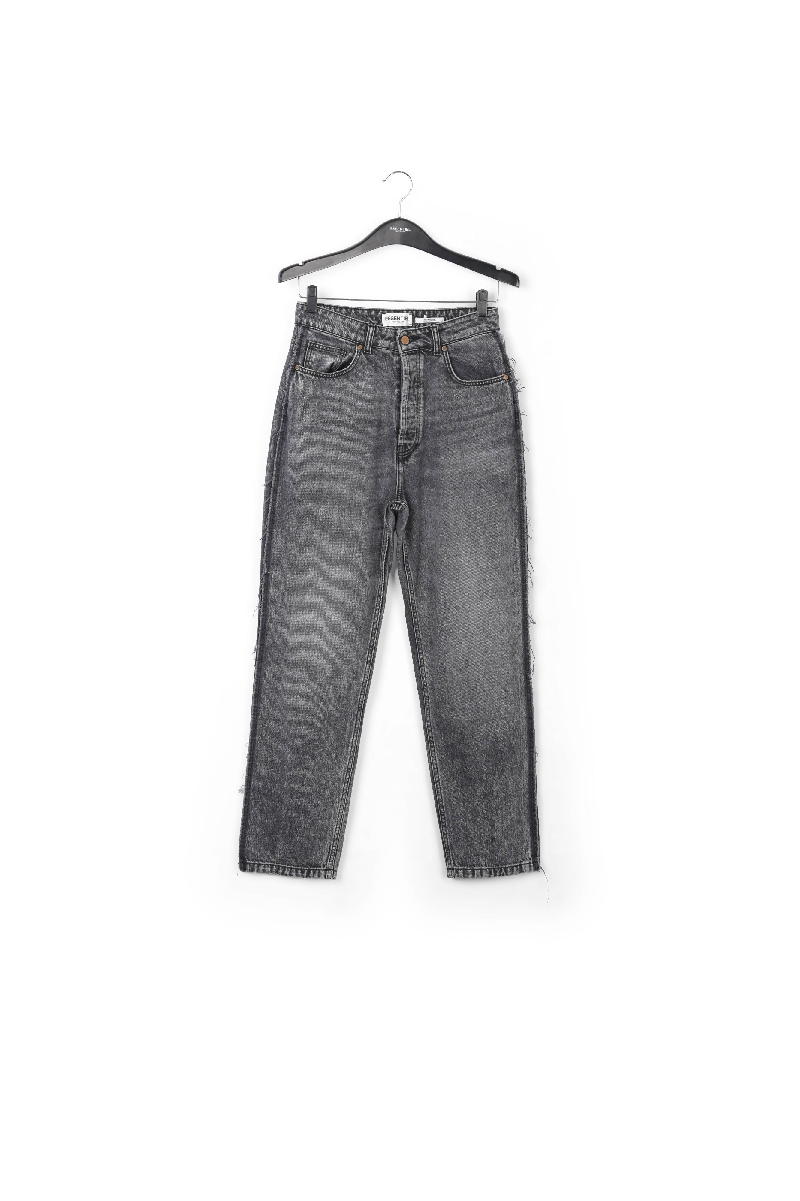 Dark grey straight leg jeans RE—SSENTIEL | Essentiel second hand