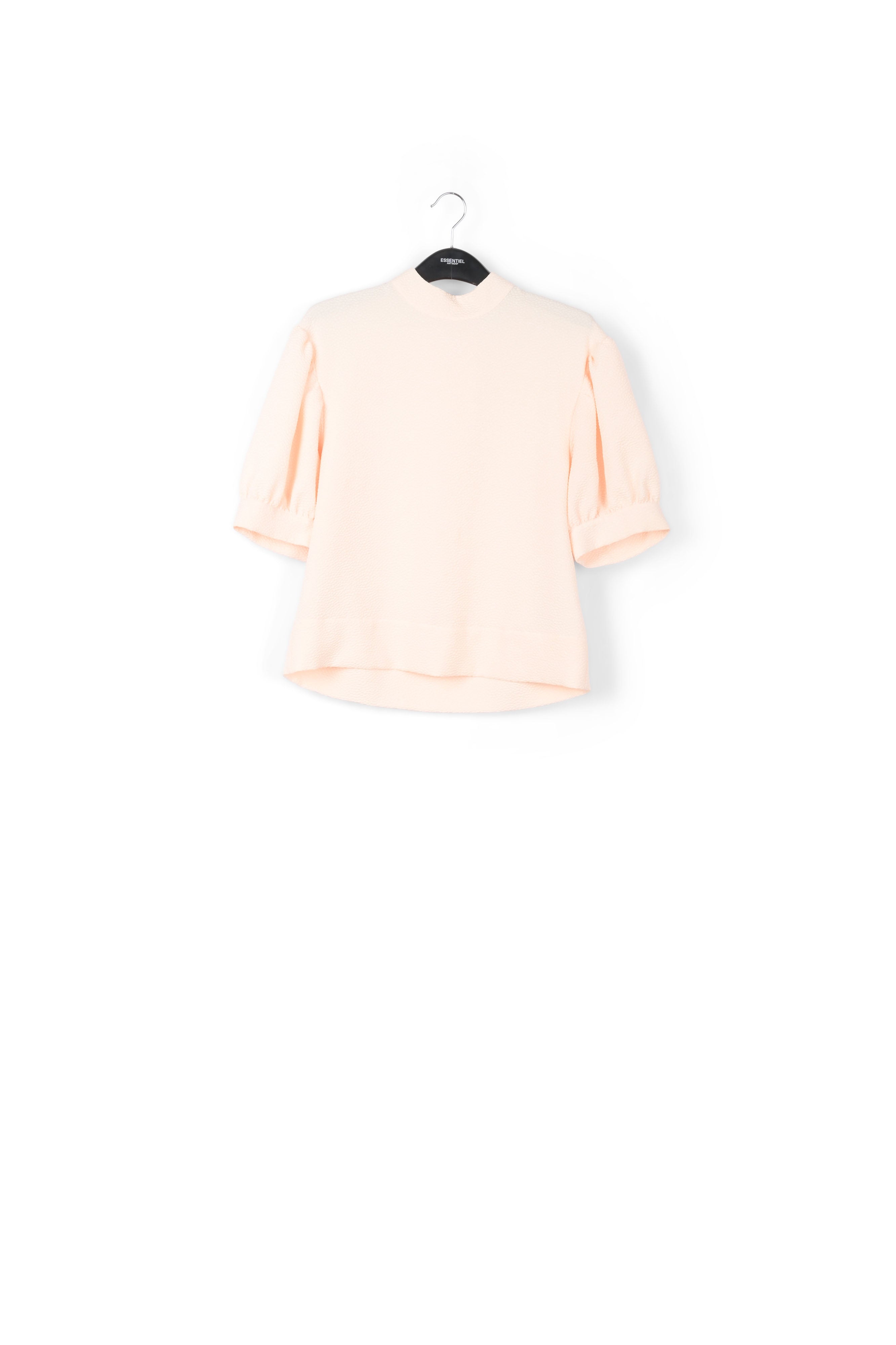 Off-white top with puffed sleeves RE—SSENTIEL | Essentiel second hand