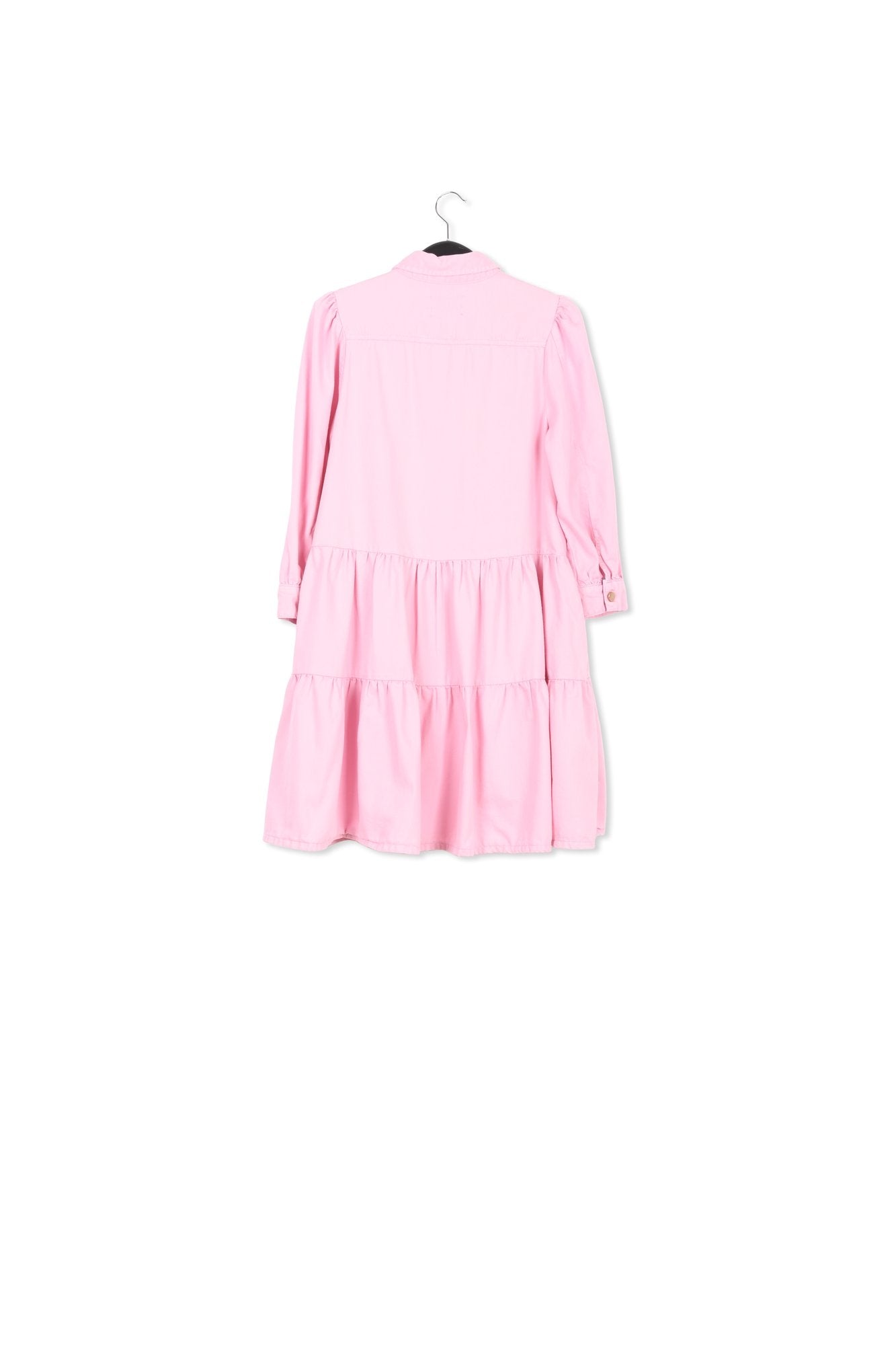Pink denim A-line mini dress RE—SSENTIEL | Essentiel second hand