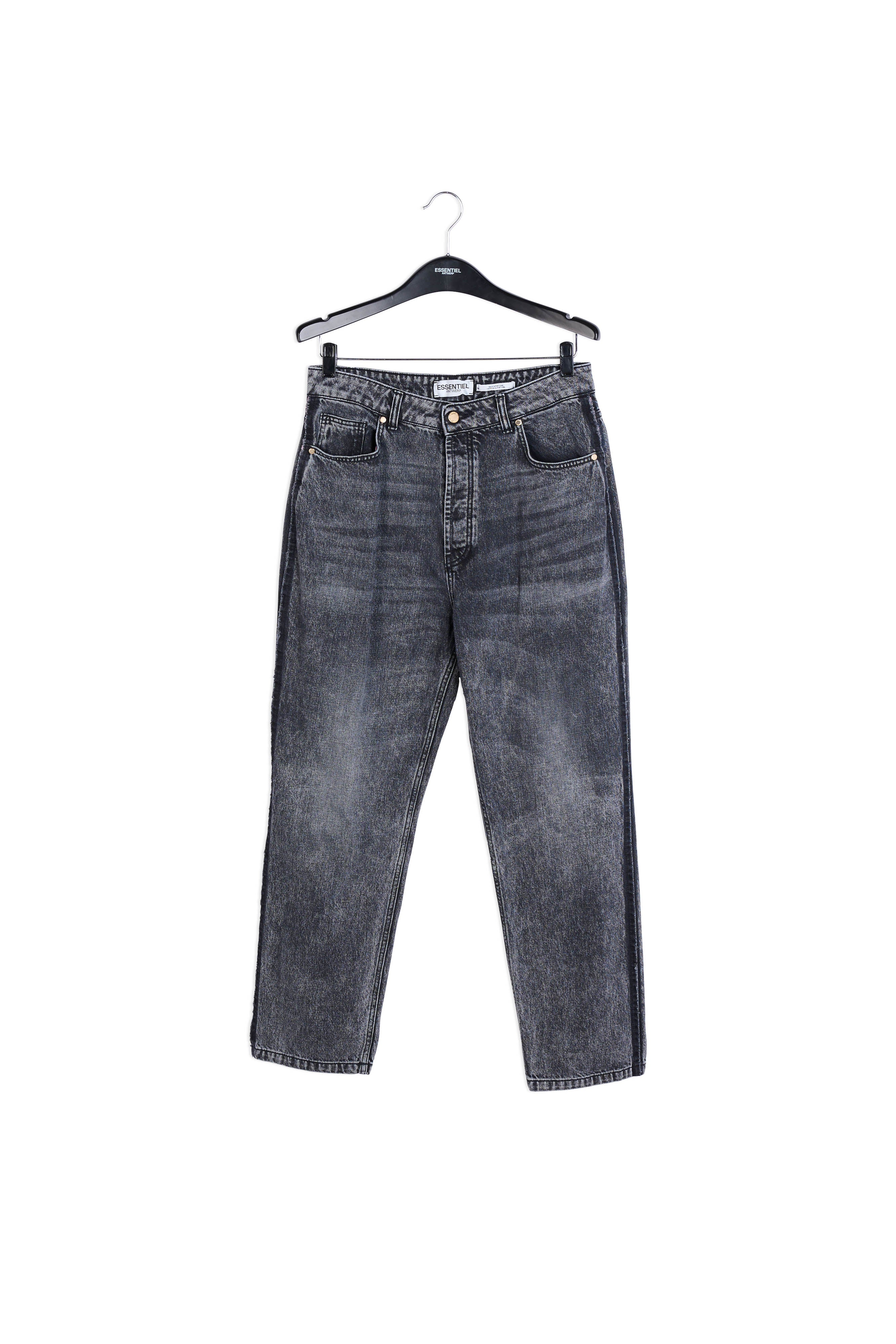 Dark grey straight leg jeans RE—SSENTIEL | Essentiel second hand