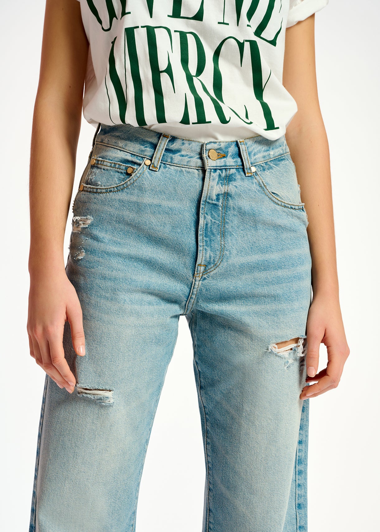 Jean boyfriend bleu RE—SSENTIEL | Essentiel second hand