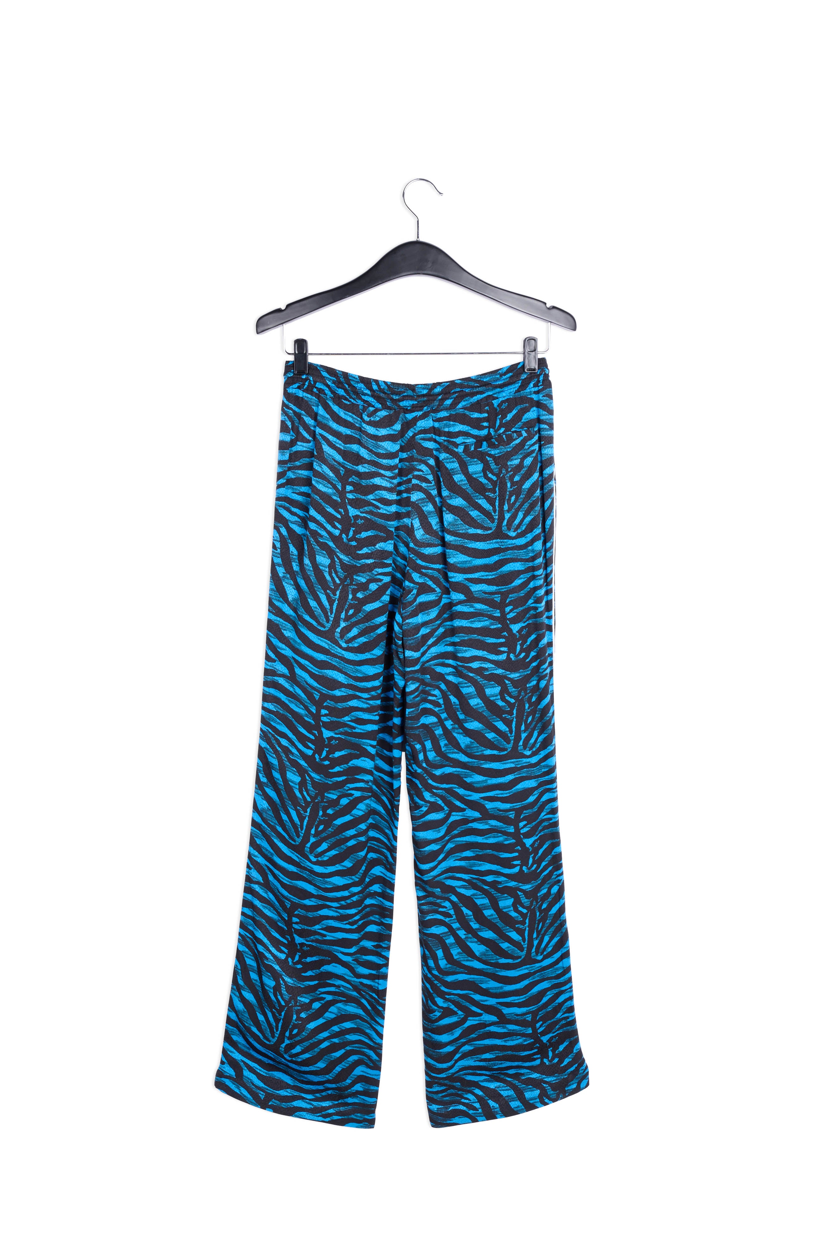 Pantalon pyjama zébré turquoise et noir RE—SSENTIEL | Essentiel second hand