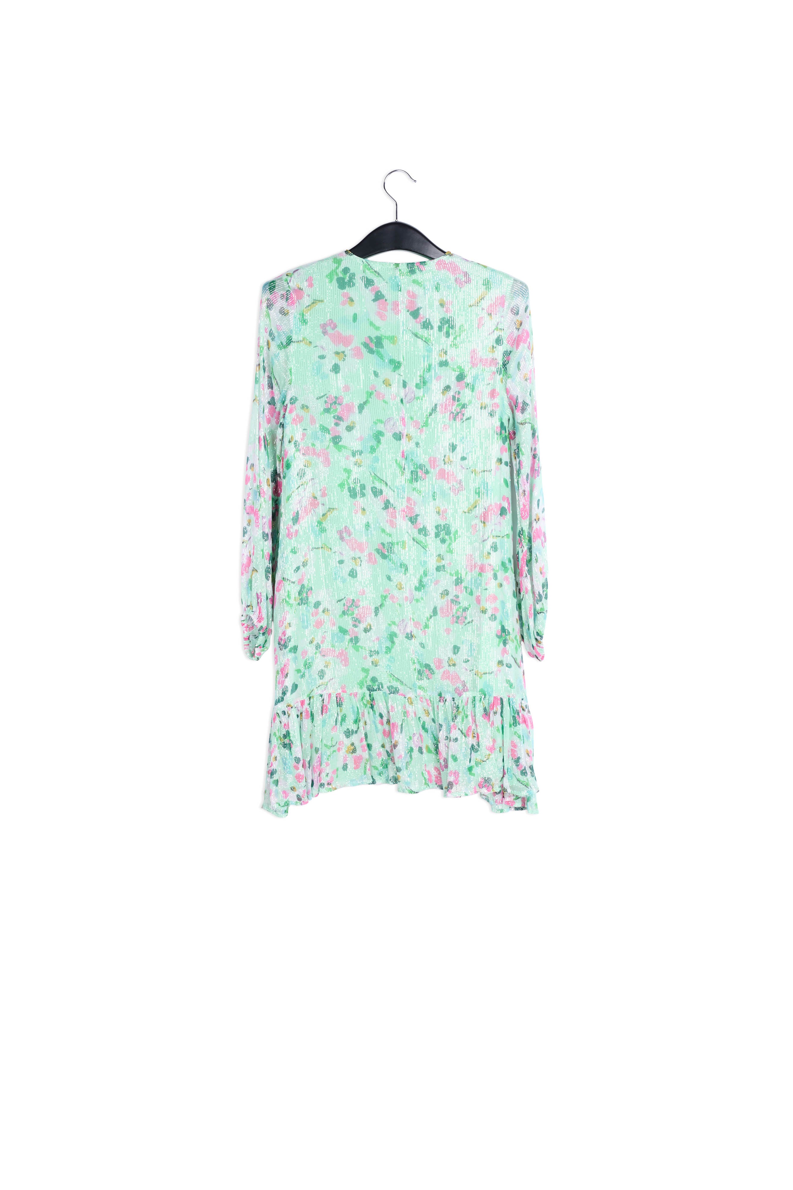Mint green floral-print a-line dress RE—SSENTIEL | Essentiel second hand