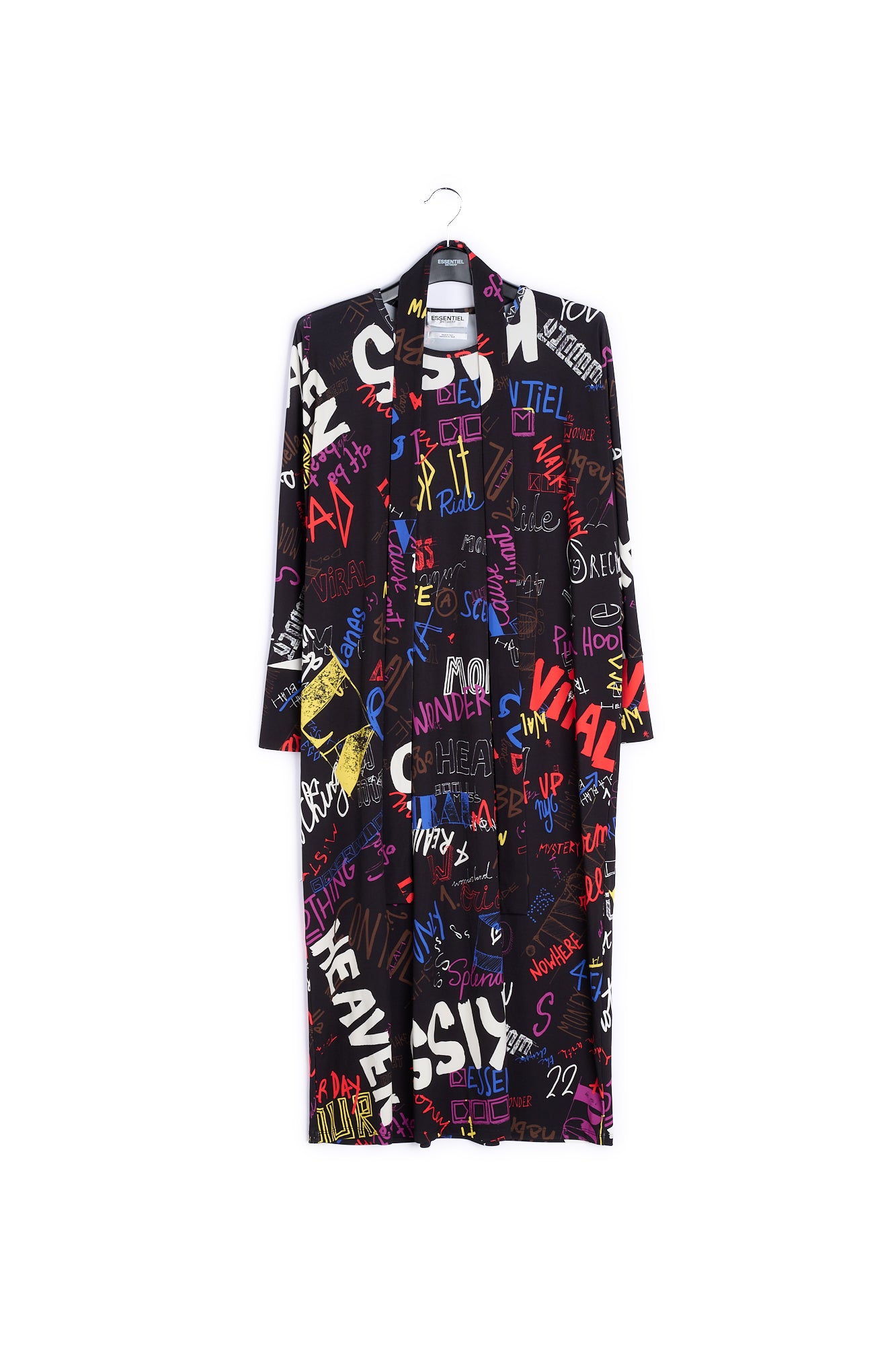Floral print midi-length dress RE—SSENTIEL | Essentiel second hand