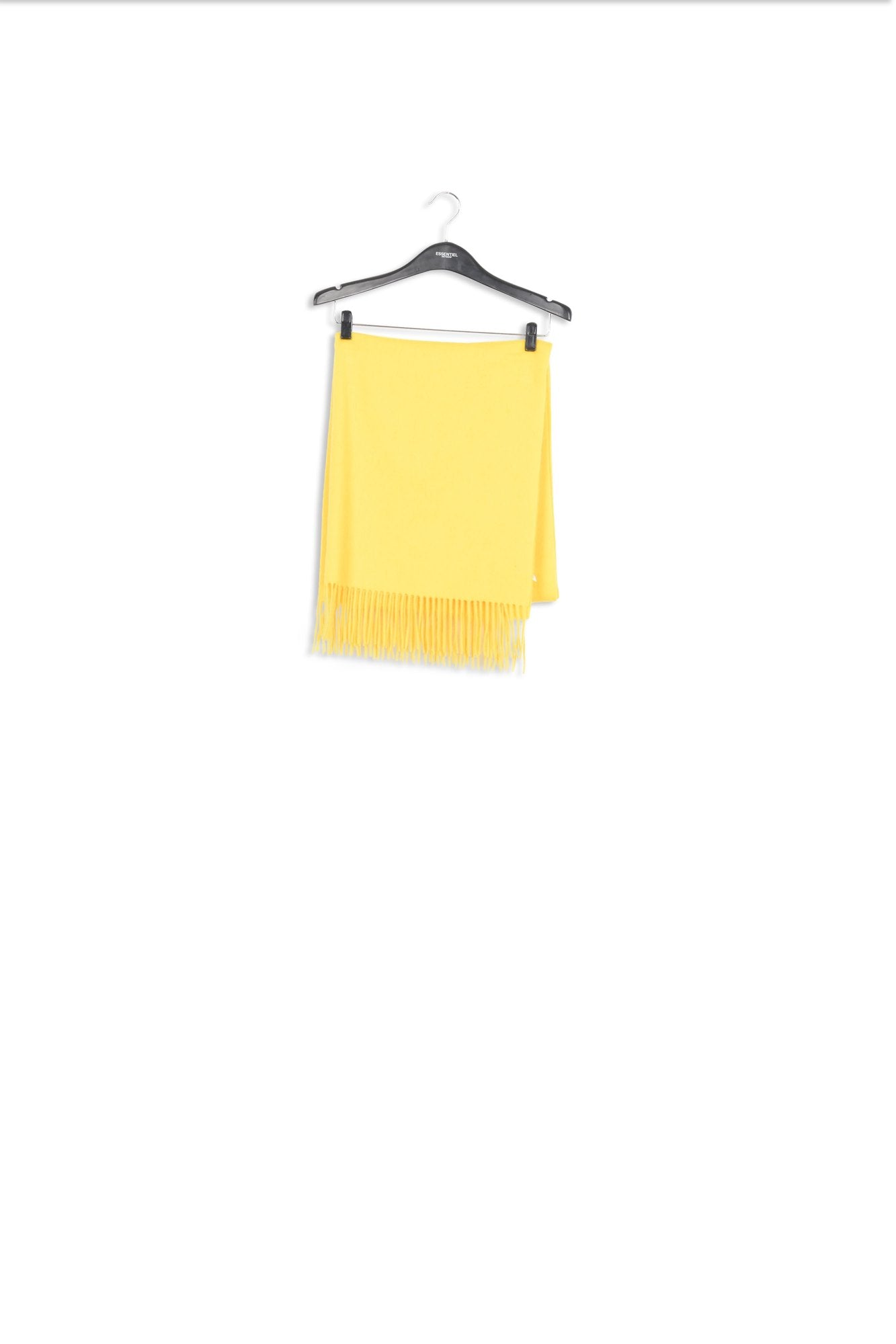Yellow oversized wool scarf RE—SSENTIEL | Essentiel second hand