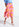 Pink and yellow plissé midi skirt Faume - seconde main