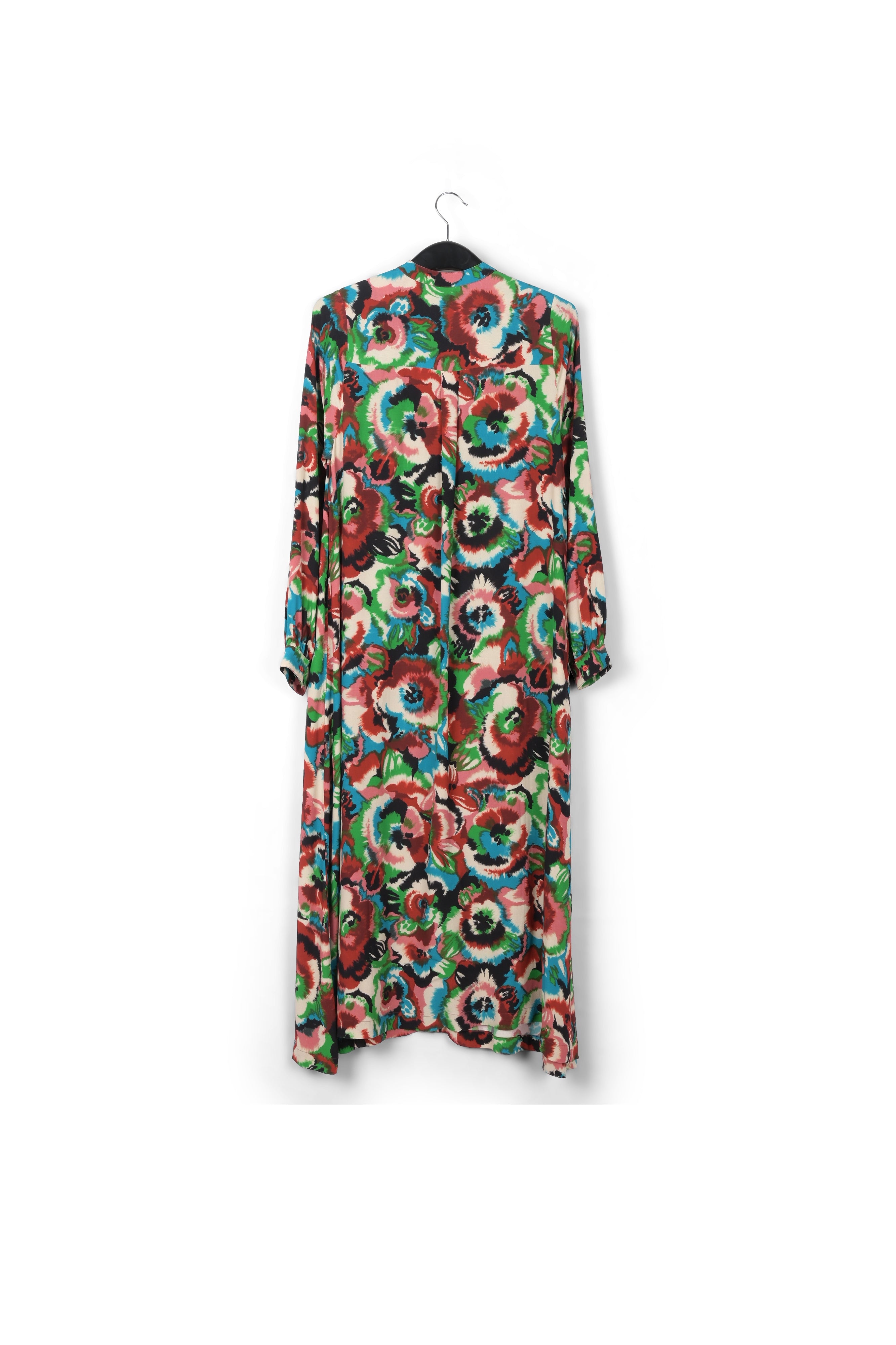 Multicolor floral-print shirt dress RE—SSENTIEL | Essentiel second hand