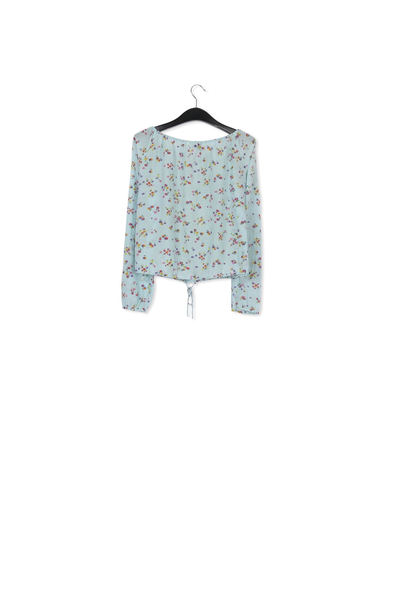 Light blue floral blouse RE—SSENTIEL | Essentiel second hand