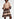 Peach lace-trimmed mini dress Faume - seconde main