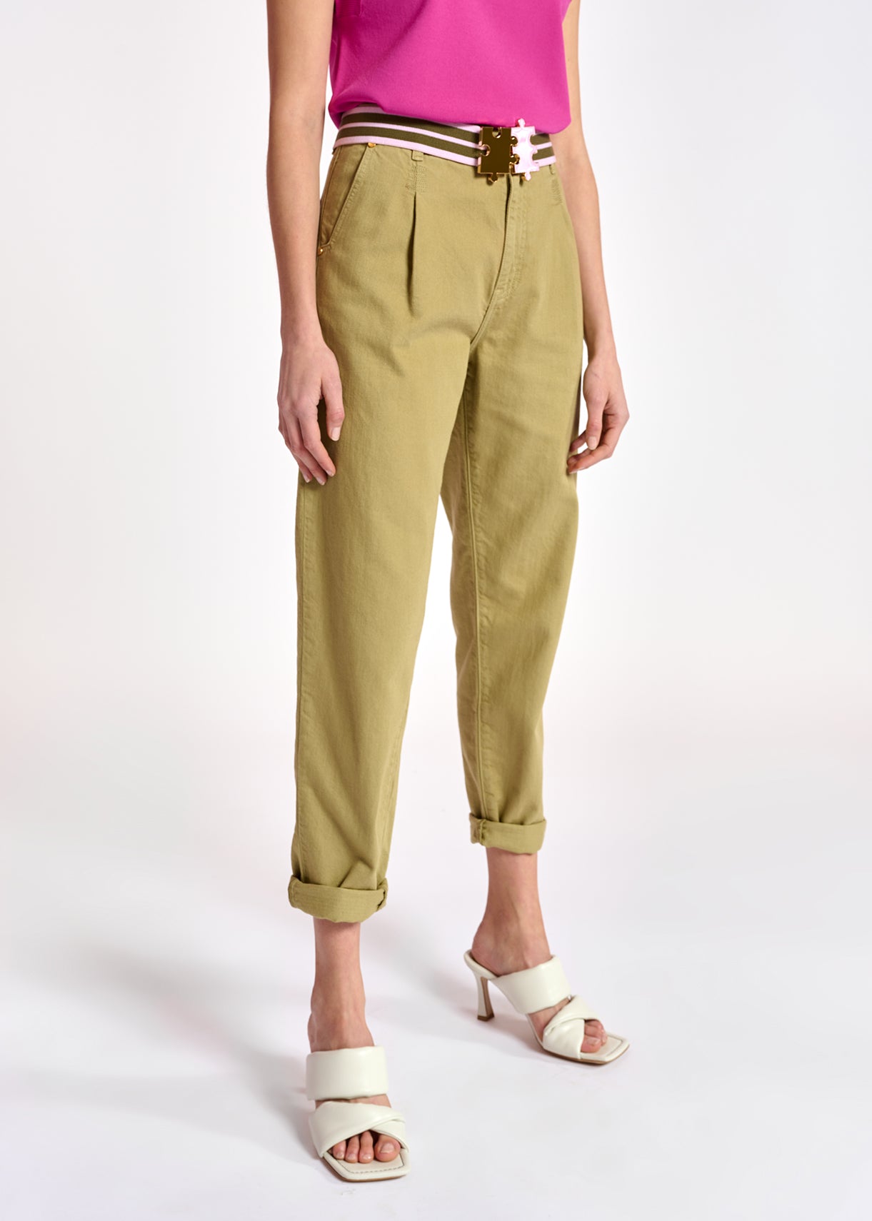 Beige boyfriend jeans RE—SSENTIEL | Essentiel second hand