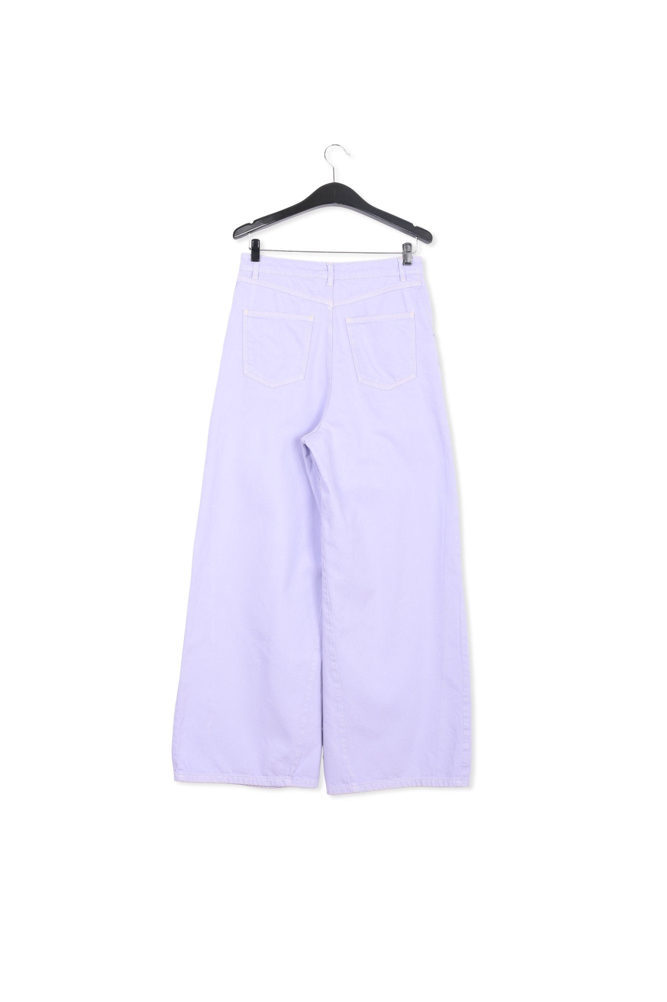 Lilac denim wide-leg jeans RE—SSENTIEL | Essentiel second hand