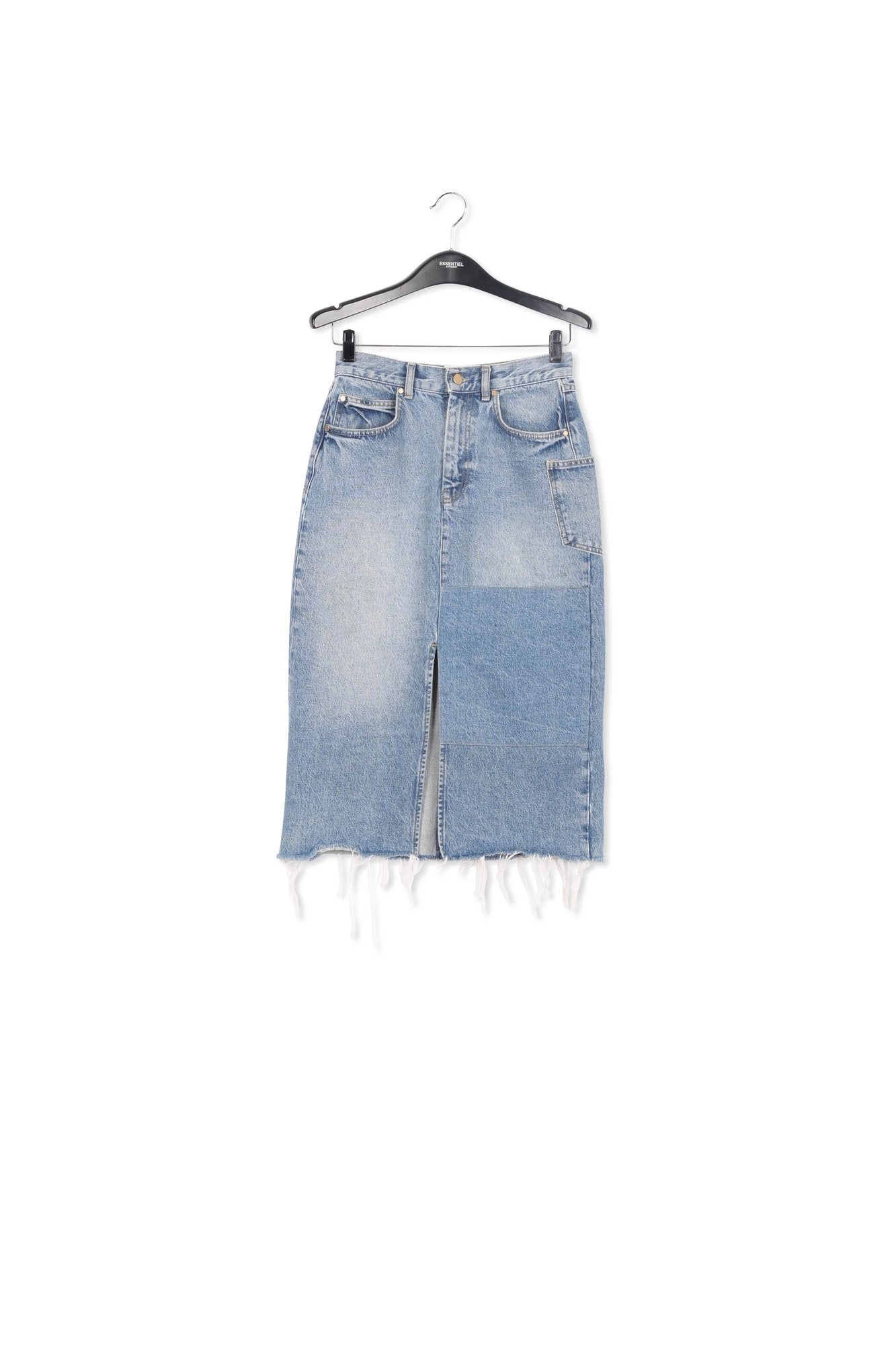 Zimpala blue denim skirt RE—SSENTIEL | Essentiel second hand