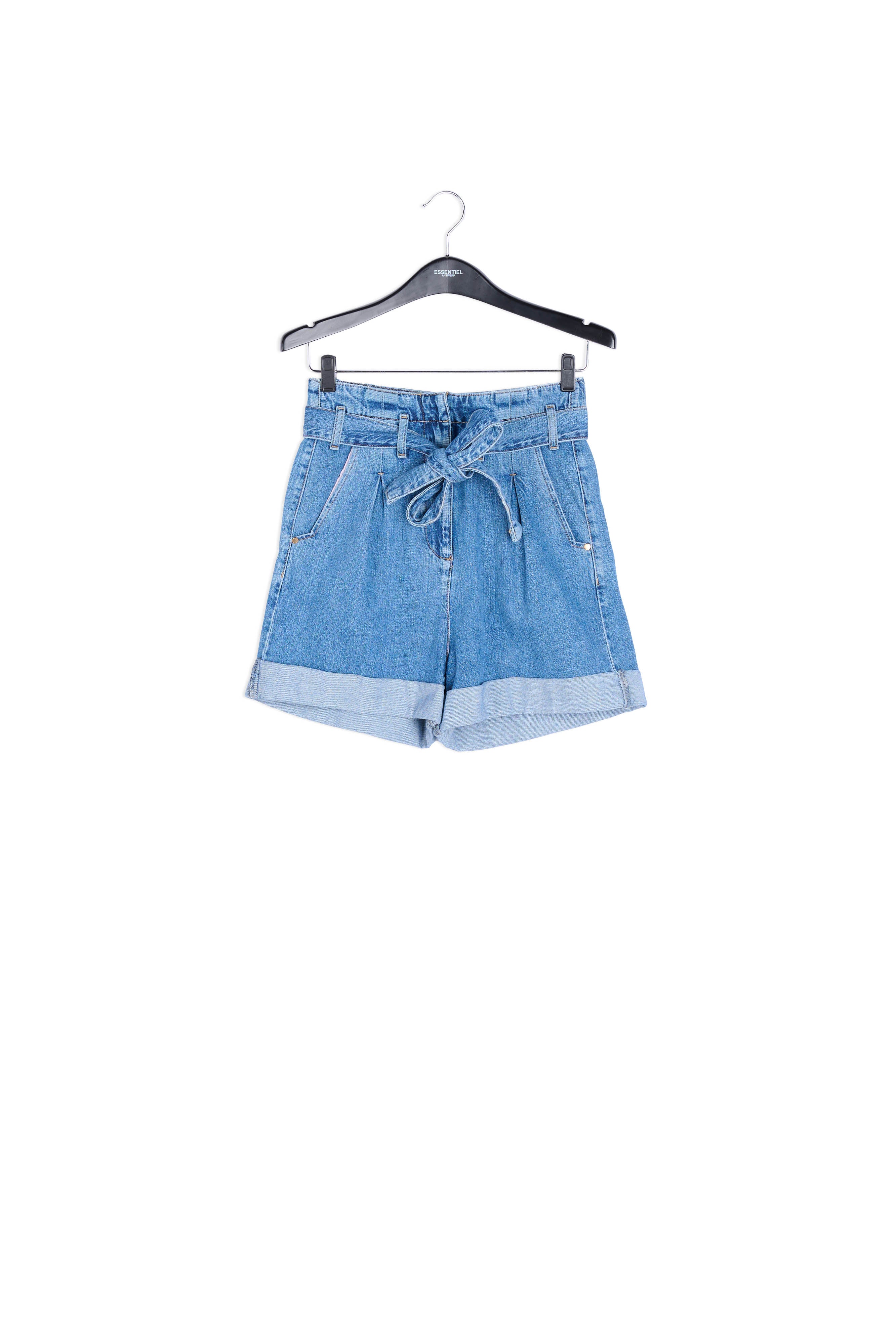 Dark blue denim shorts RE—SSENTIEL | Essentiel second hand