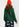 Schuin gesneden midirok met donkere bloemenprint Faume - seconde main