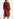 Burgundy denim mini dress Faume - seconde main