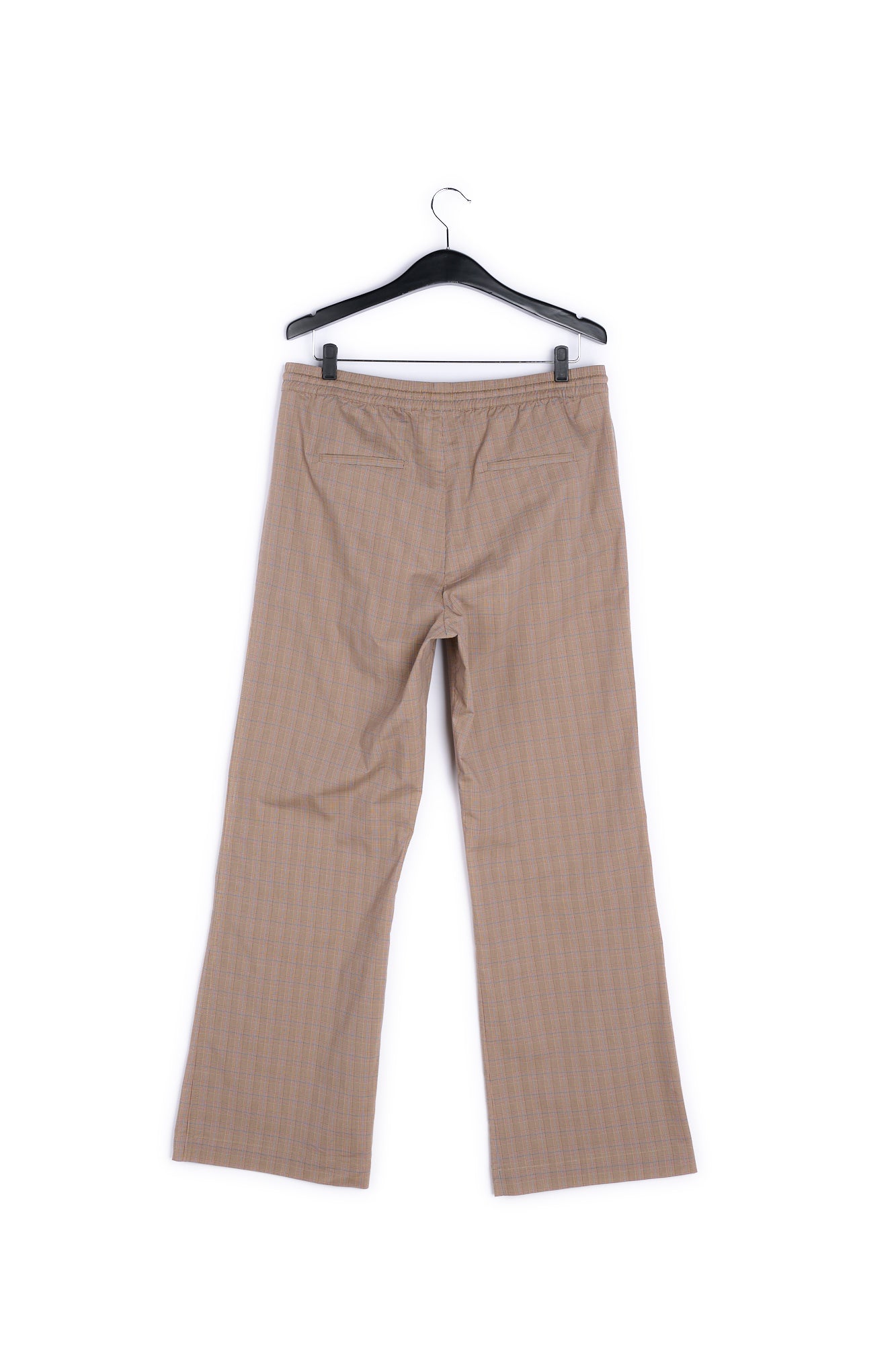 Beige plaid track pants RE—SSENTIEL | Essentiel second hand