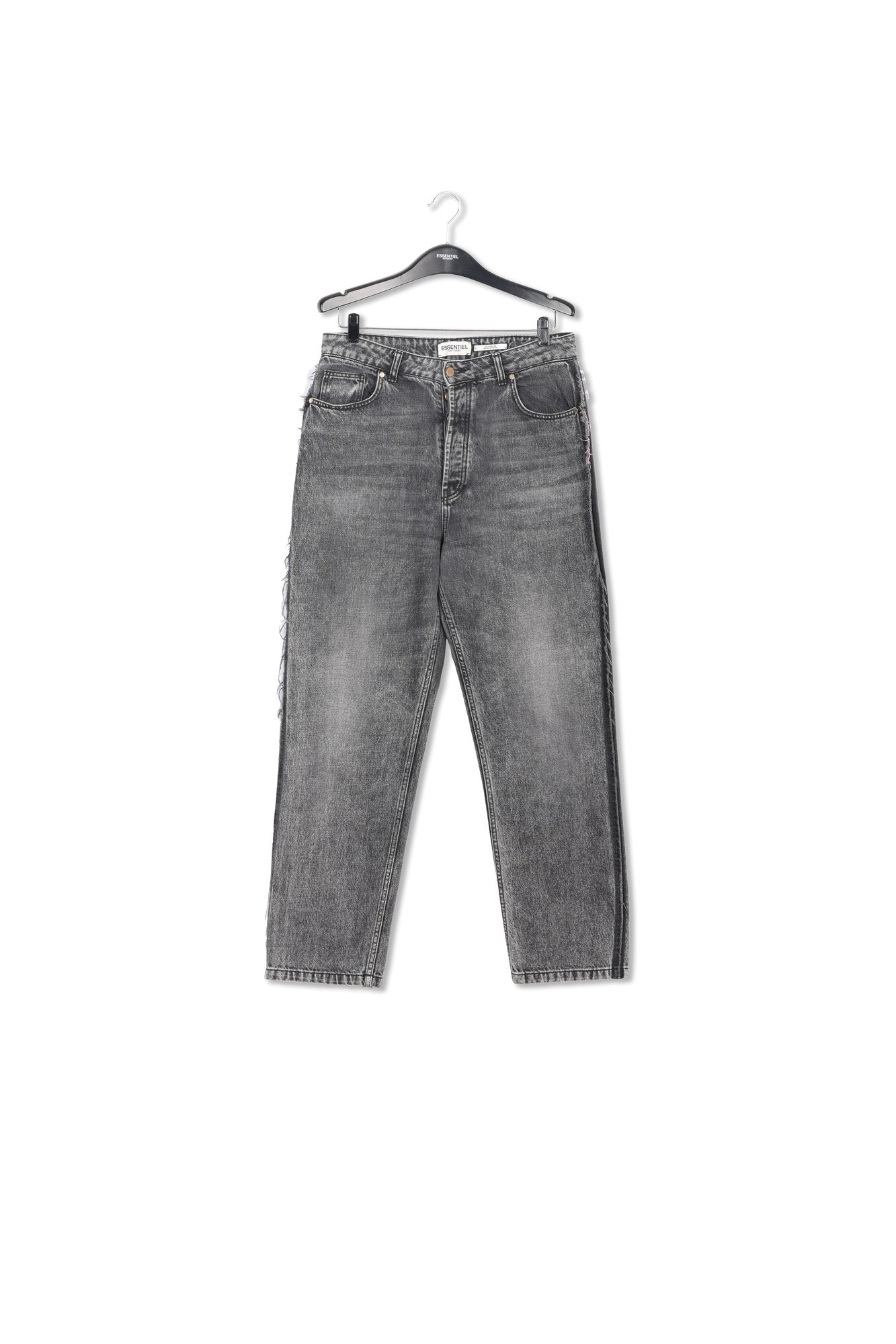 Dark grey straight leg jeans RE—SSENTIEL | Essentiel second hand