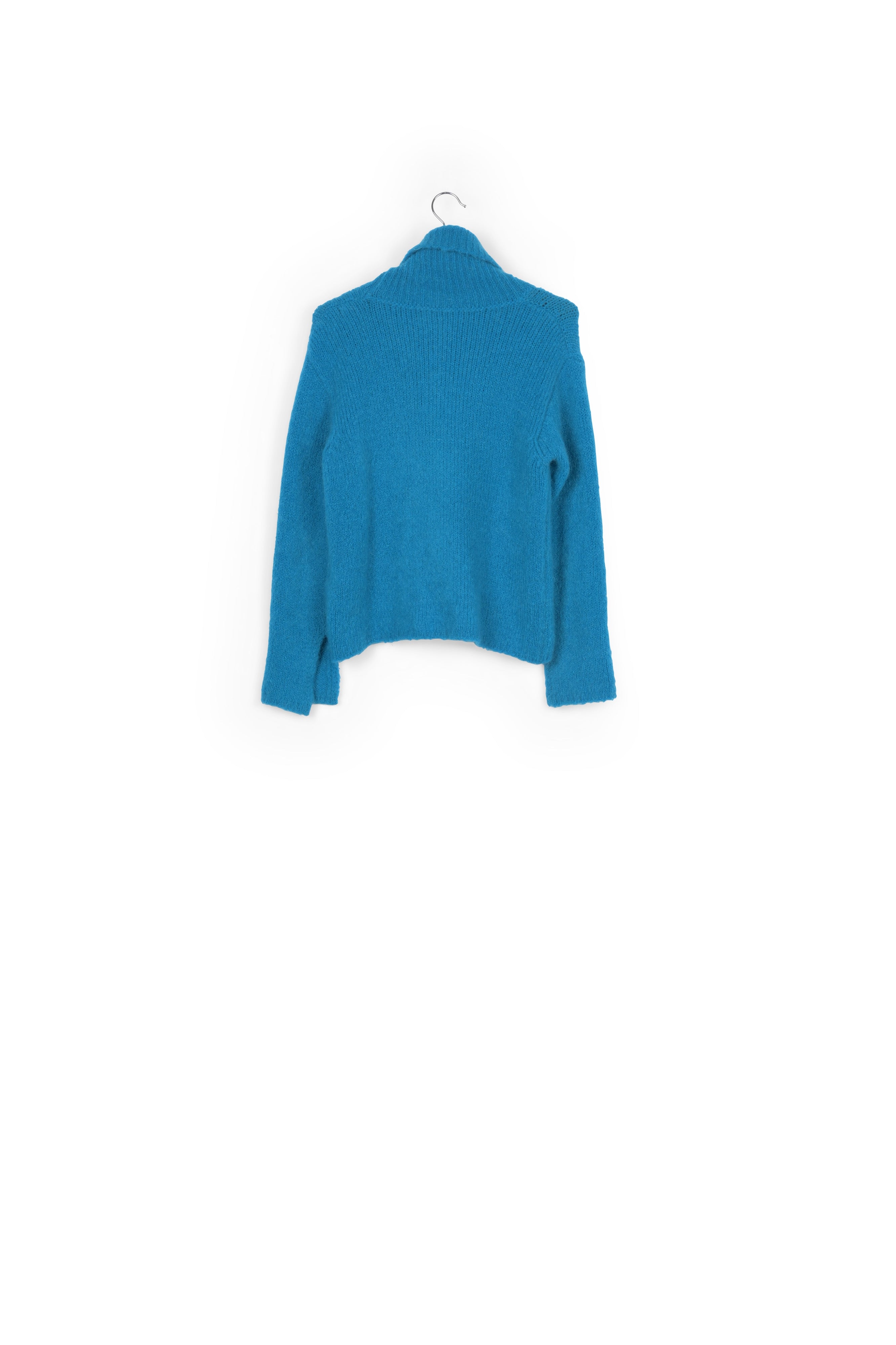 Pull à col roulé en mohair mélangé bleu RE—SSENTIEL | Essentiel second hand