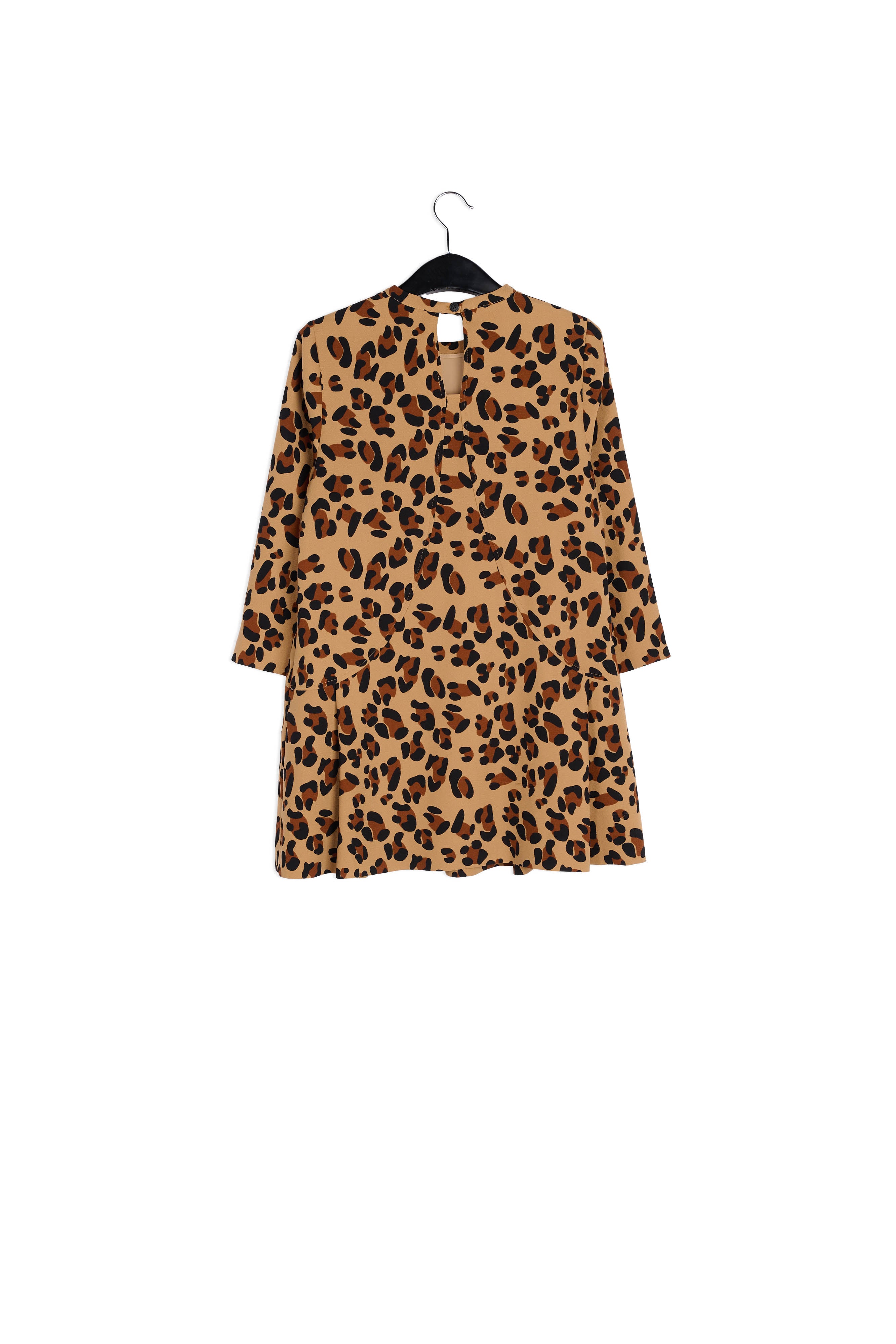 Brown Leopard Print Dress