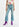 Cropped high-rise blue jeans Faume - seconde main