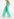 Turquoise lurex T-shirt Faume - seconde main
