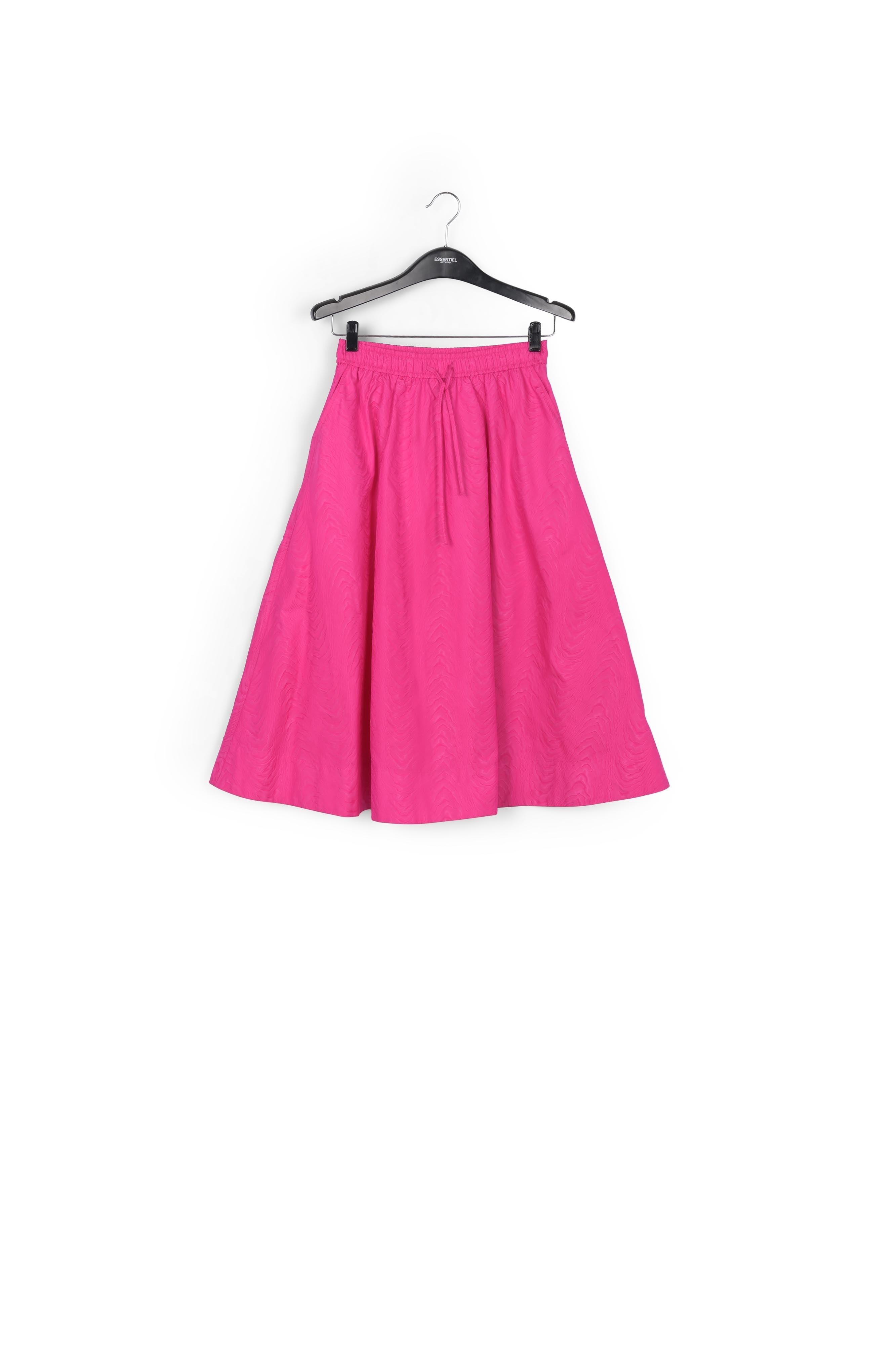 Pink jacquard a-line skirt RE—SSENTIEL | Essentiel second hand