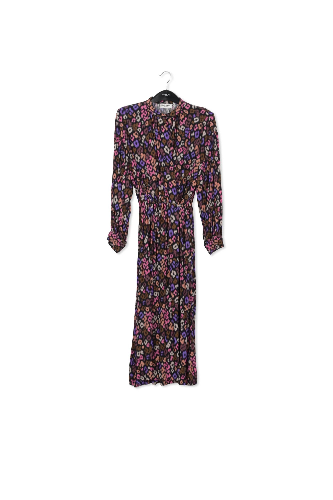 Multicolor abstract print midi-length dress RE—SSENTIEL | Essentiel second hand