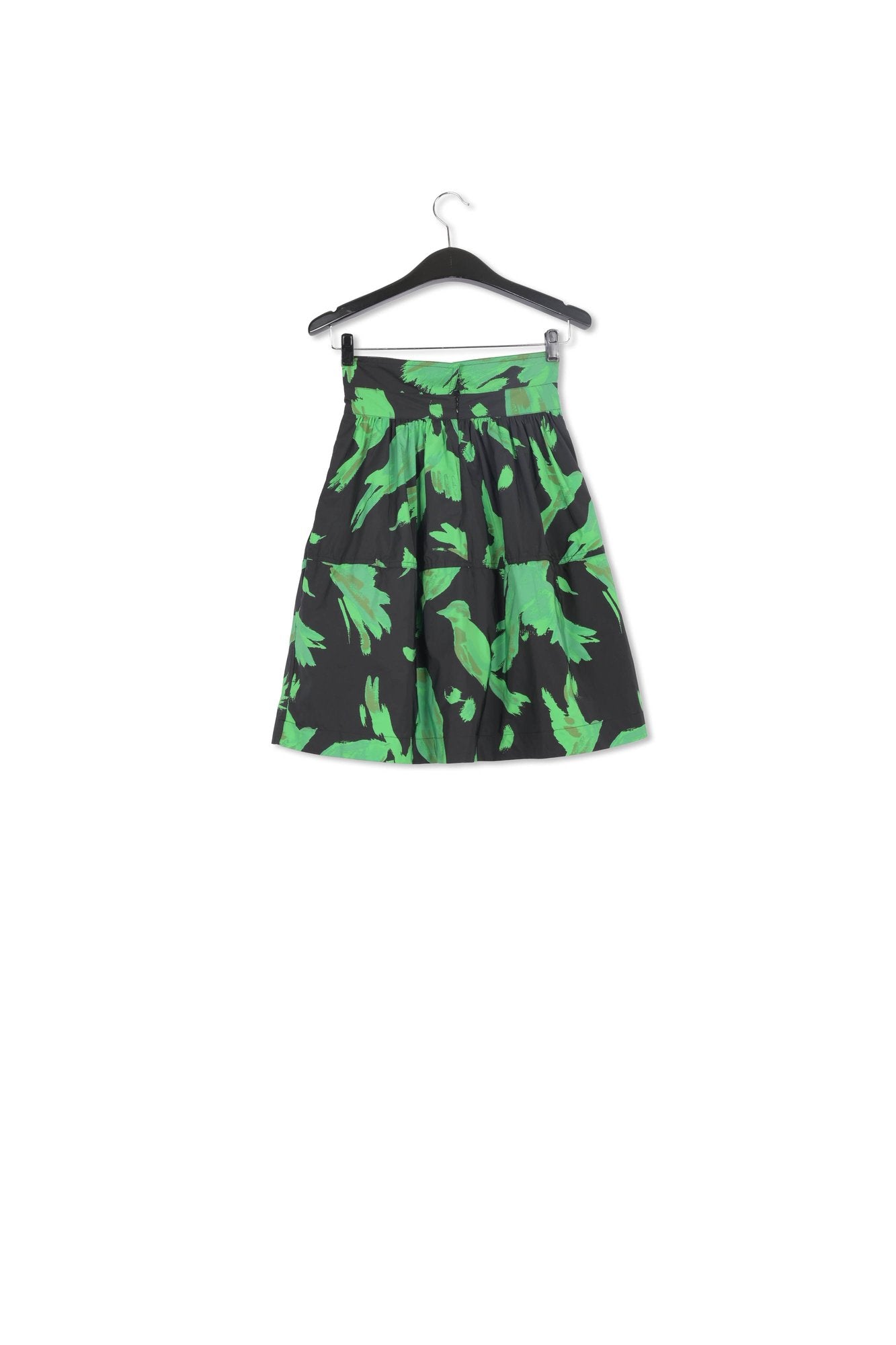 Black and green gathered mini skirt RE—SSENTIEL | Essentiel second hand