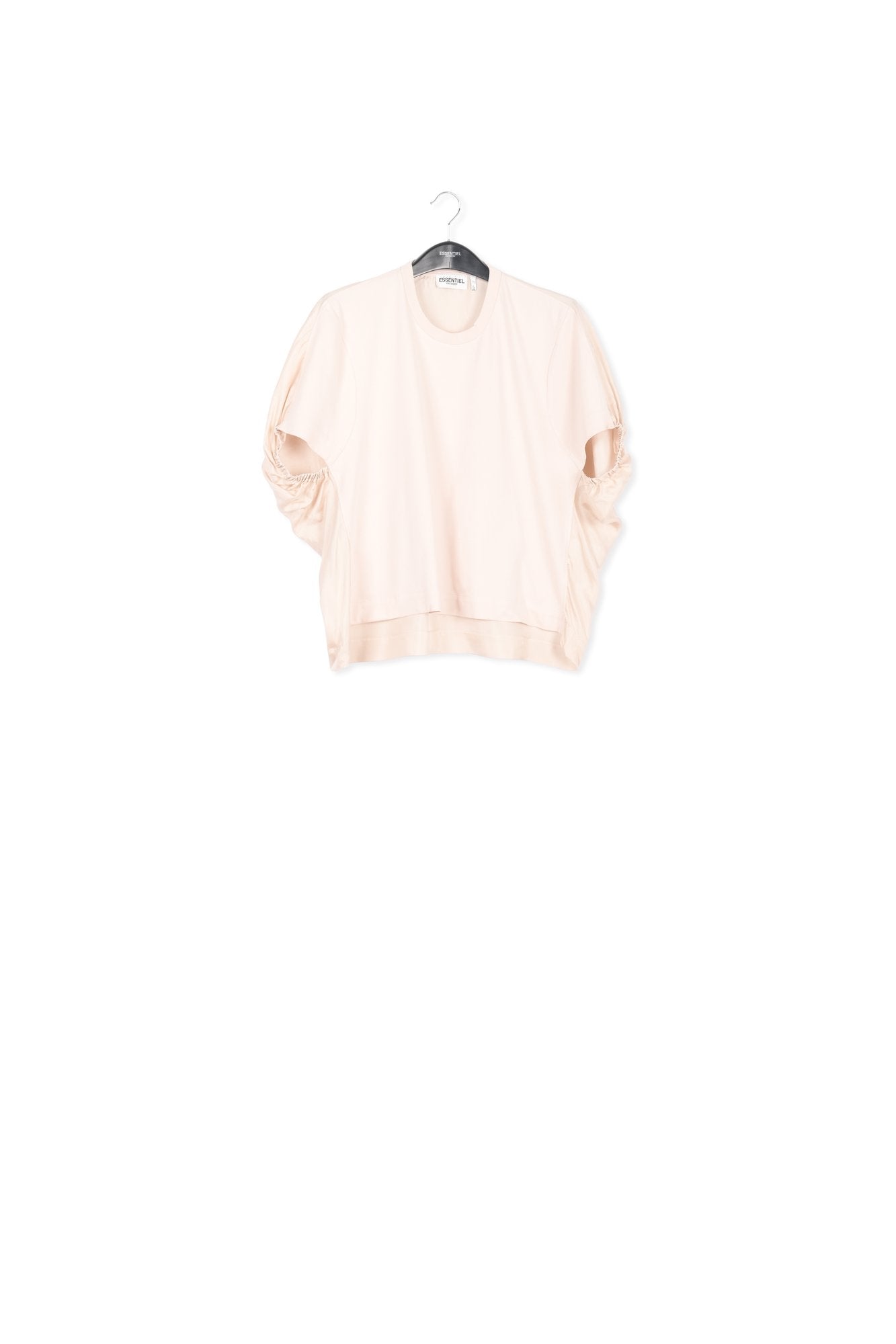 Off-white T-shirt with silk back panel RE—SSENTIEL | Essentiel second hand