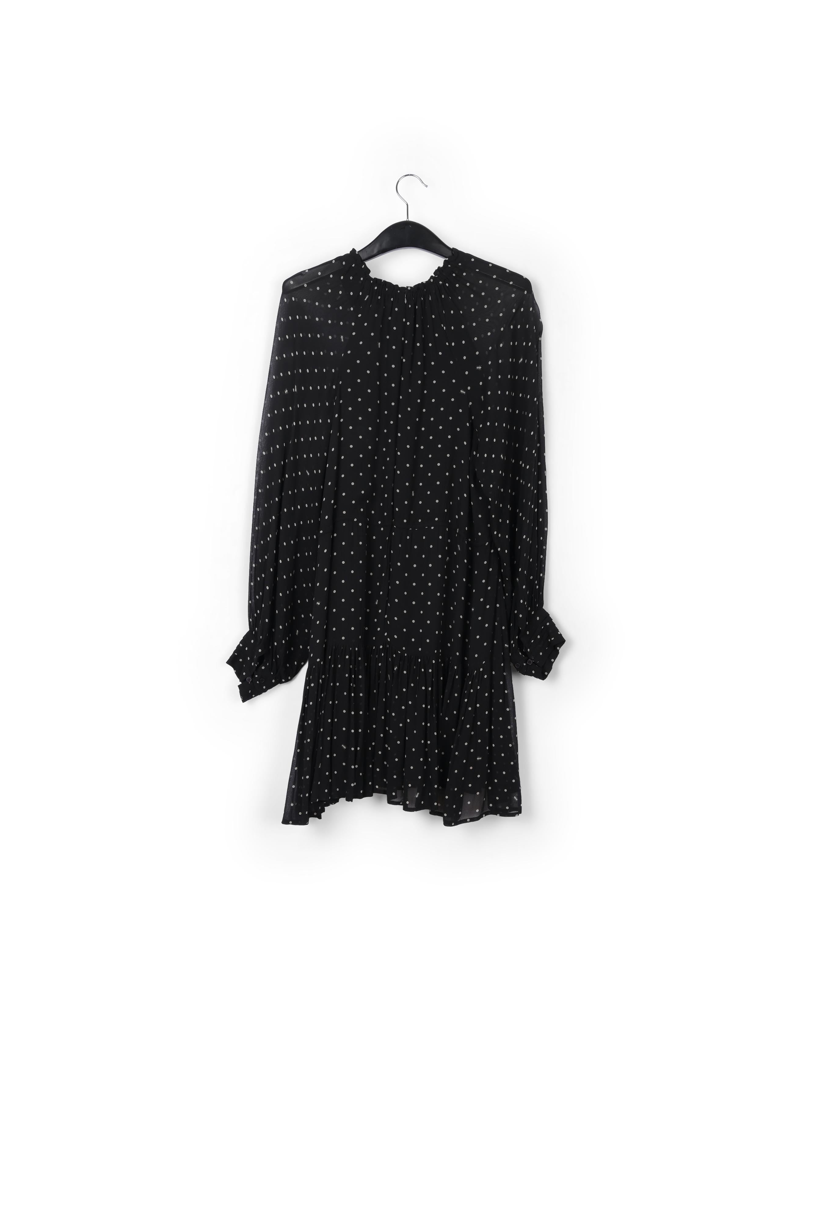 Mini robe à pois noir et blanc classé RE—SSENTIEL | Essentiel second hand