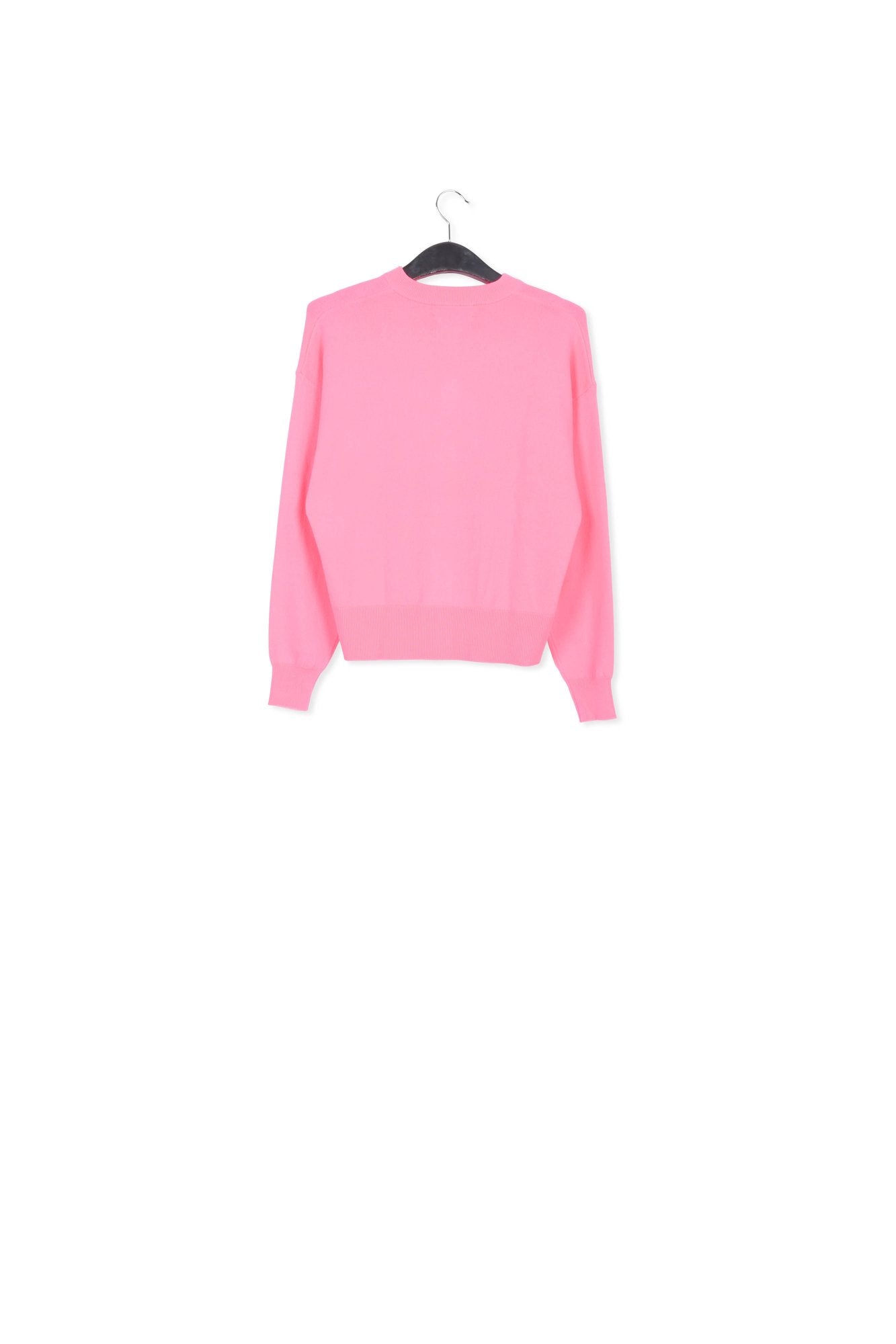 Neon pink fine-knit cardigan RE—SSENTIEL | Essentiel second hand